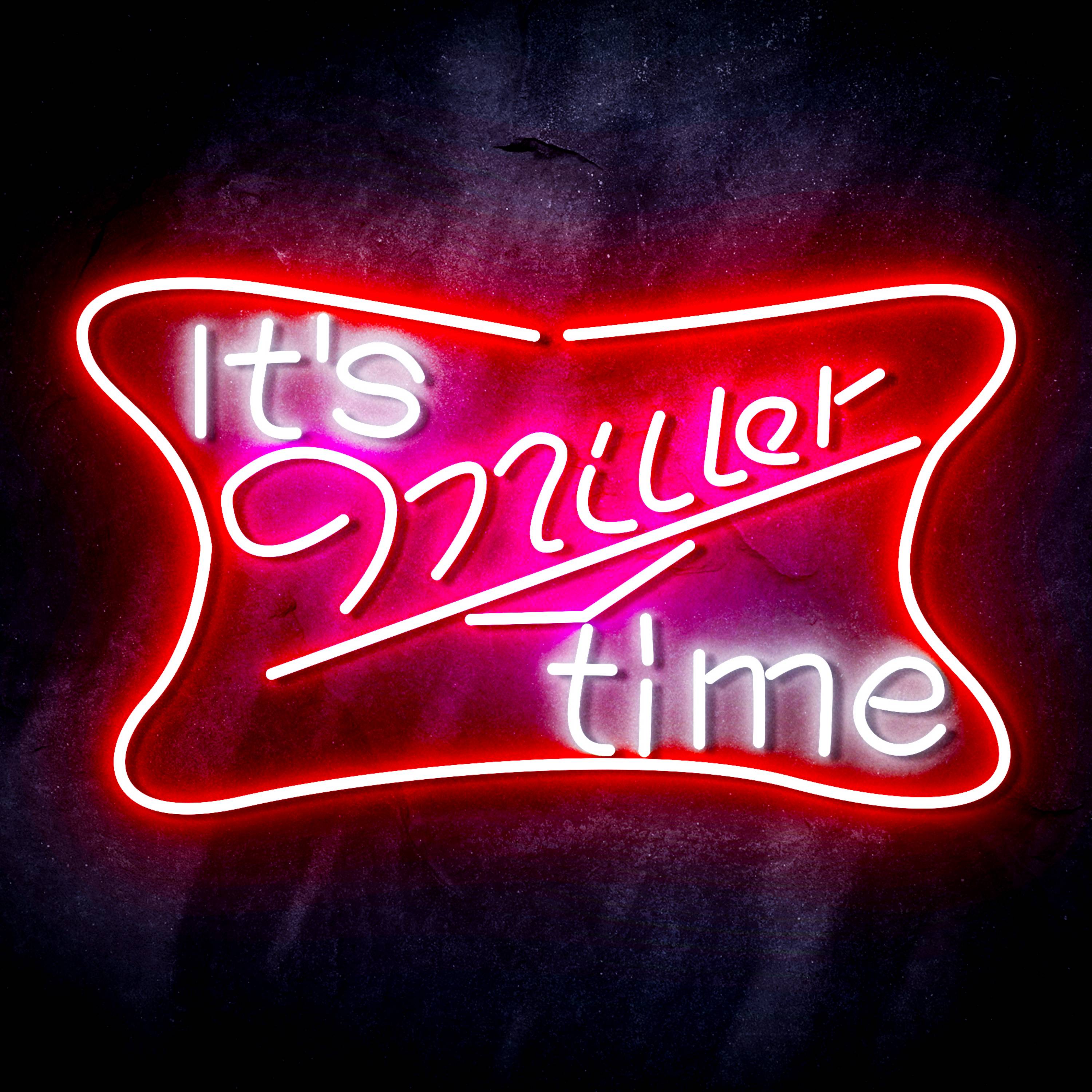 It's Miller time Flex Neon-like LED Sign