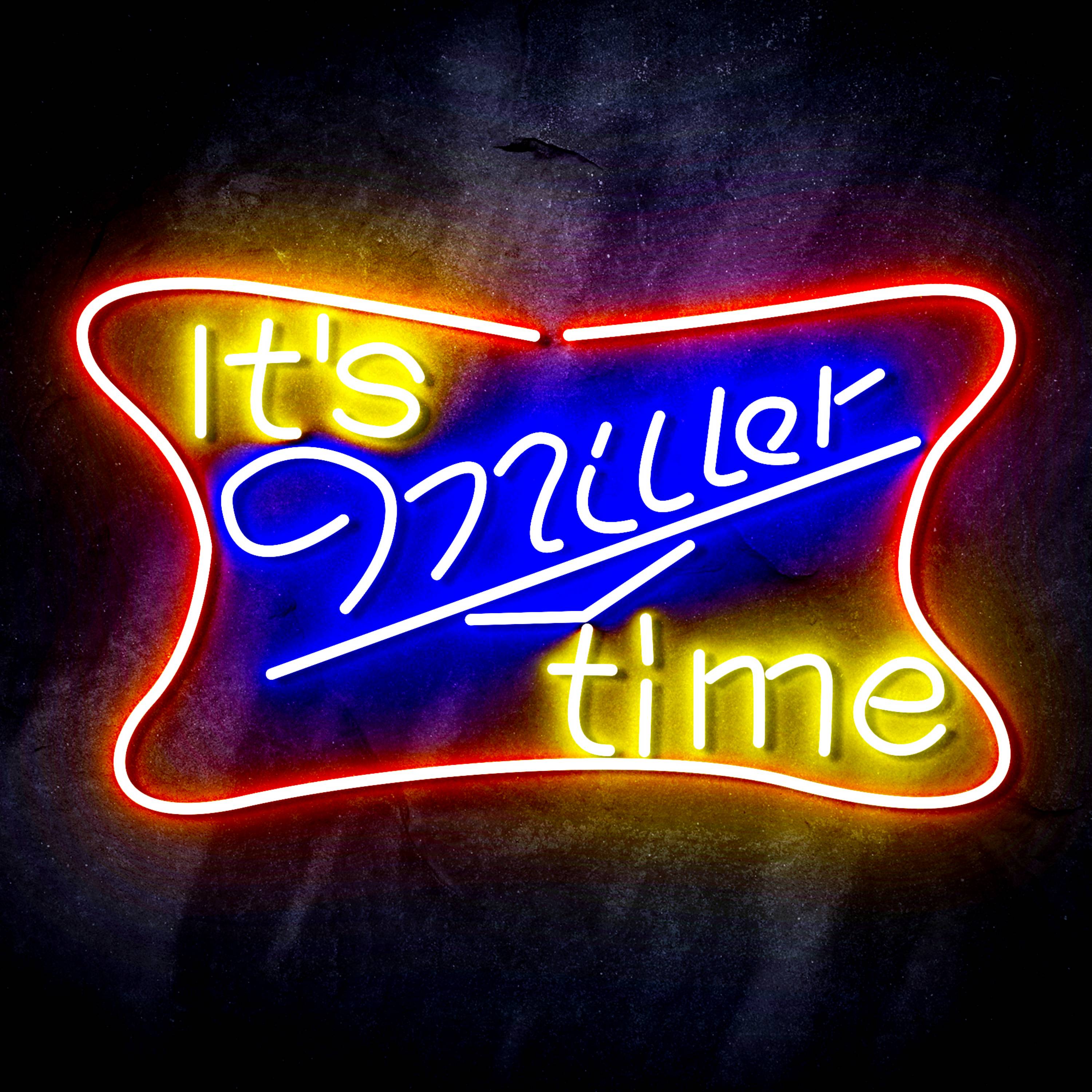 It's Miller time Flex Neon-like LED Sign