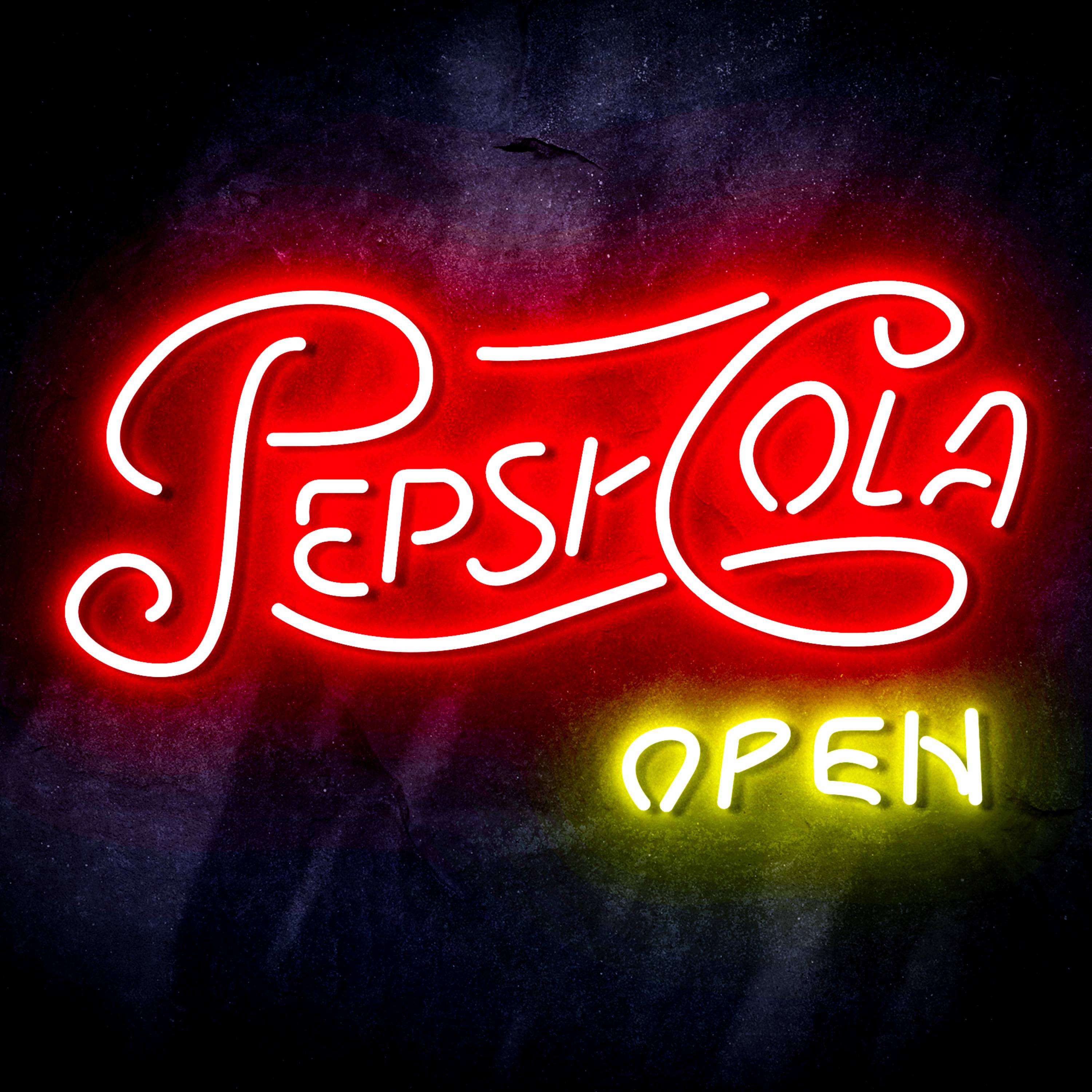 Pepsi Cola Open Sign Flex Neon-like LED Sign