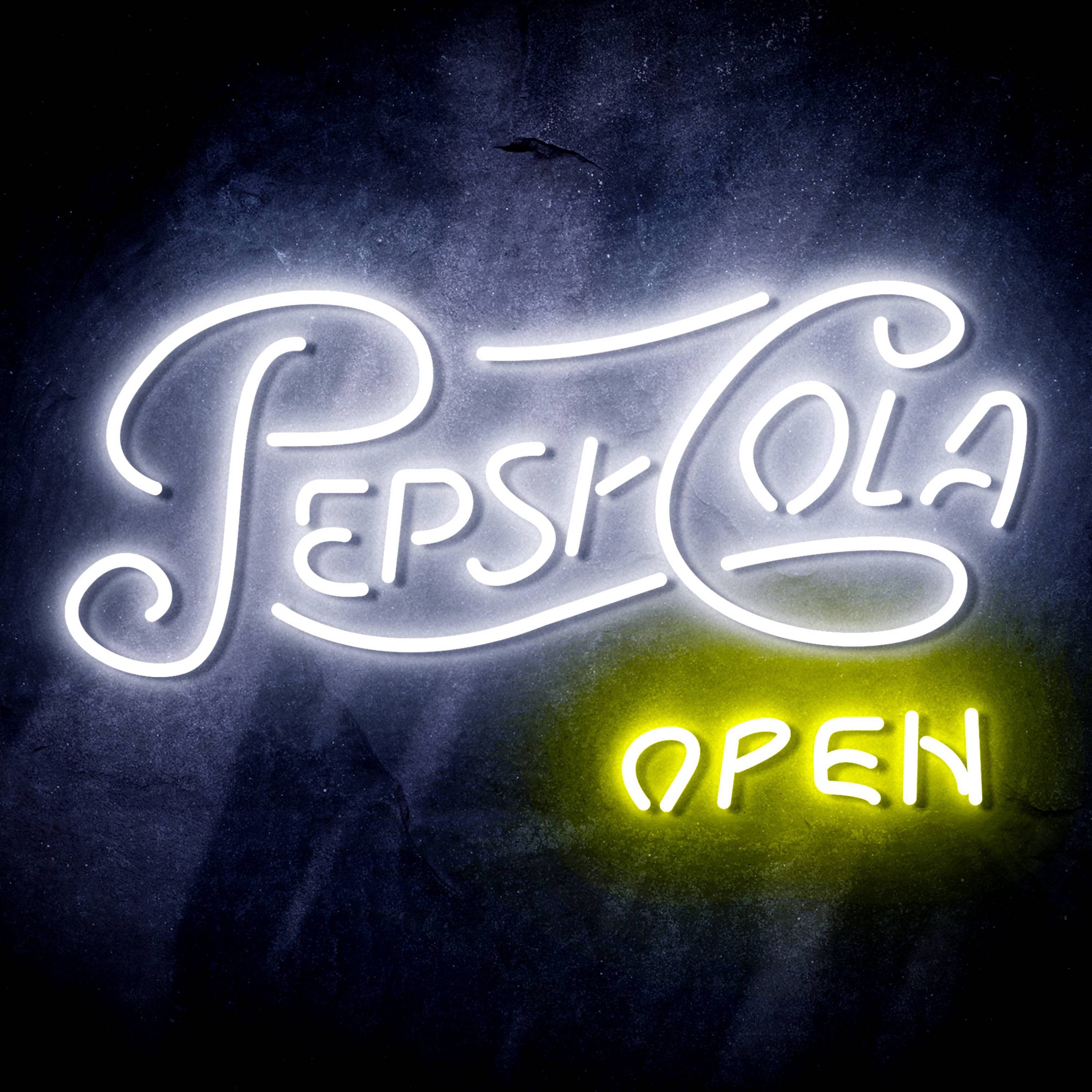 Pepsi Cola Open Sign Flex Neon-like LED Sign