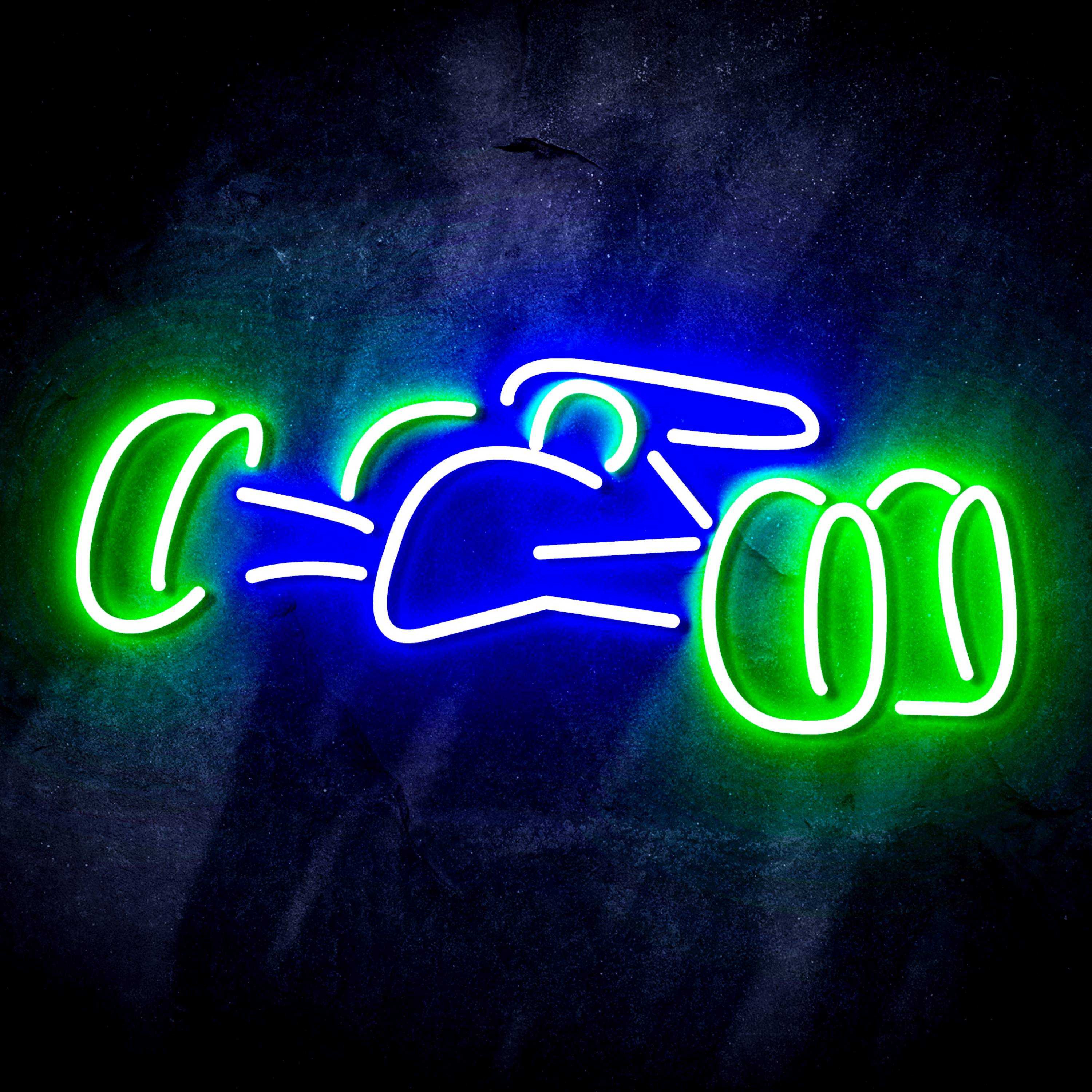 Race Car for Budweiser Flex Neon-like LED Sign