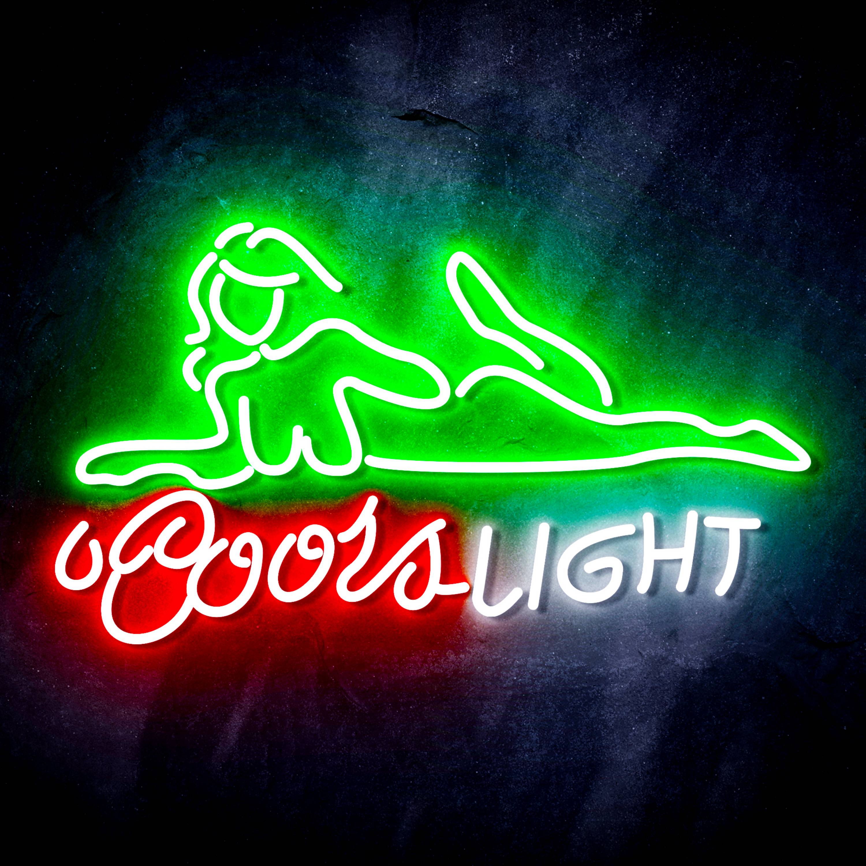 Coors Light  Lady Flex Neon-like LED Sign