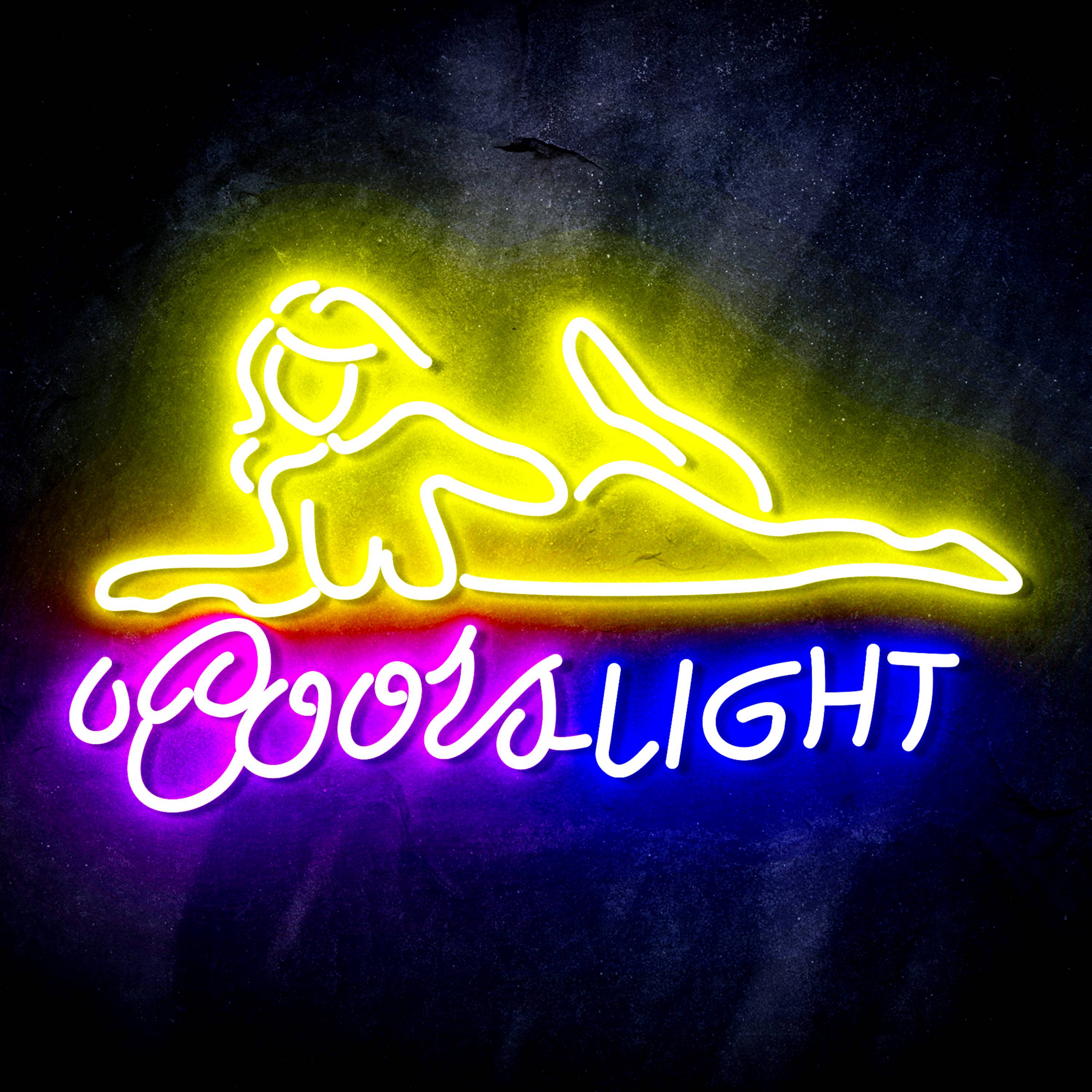 Coors Light  Lady Flex Neon-like LED Sign