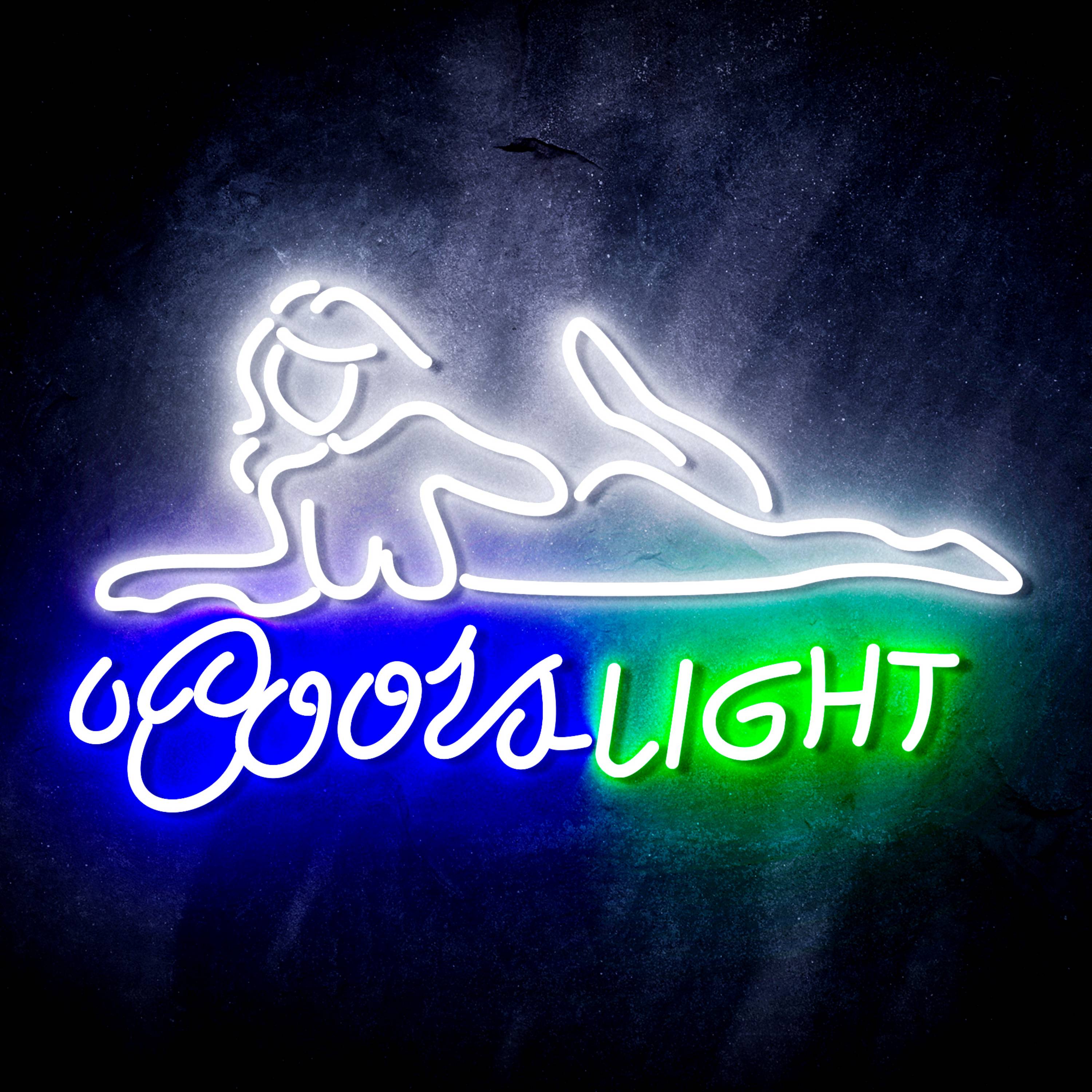 Coors Light  Lady Flex Neon-like LED Sign