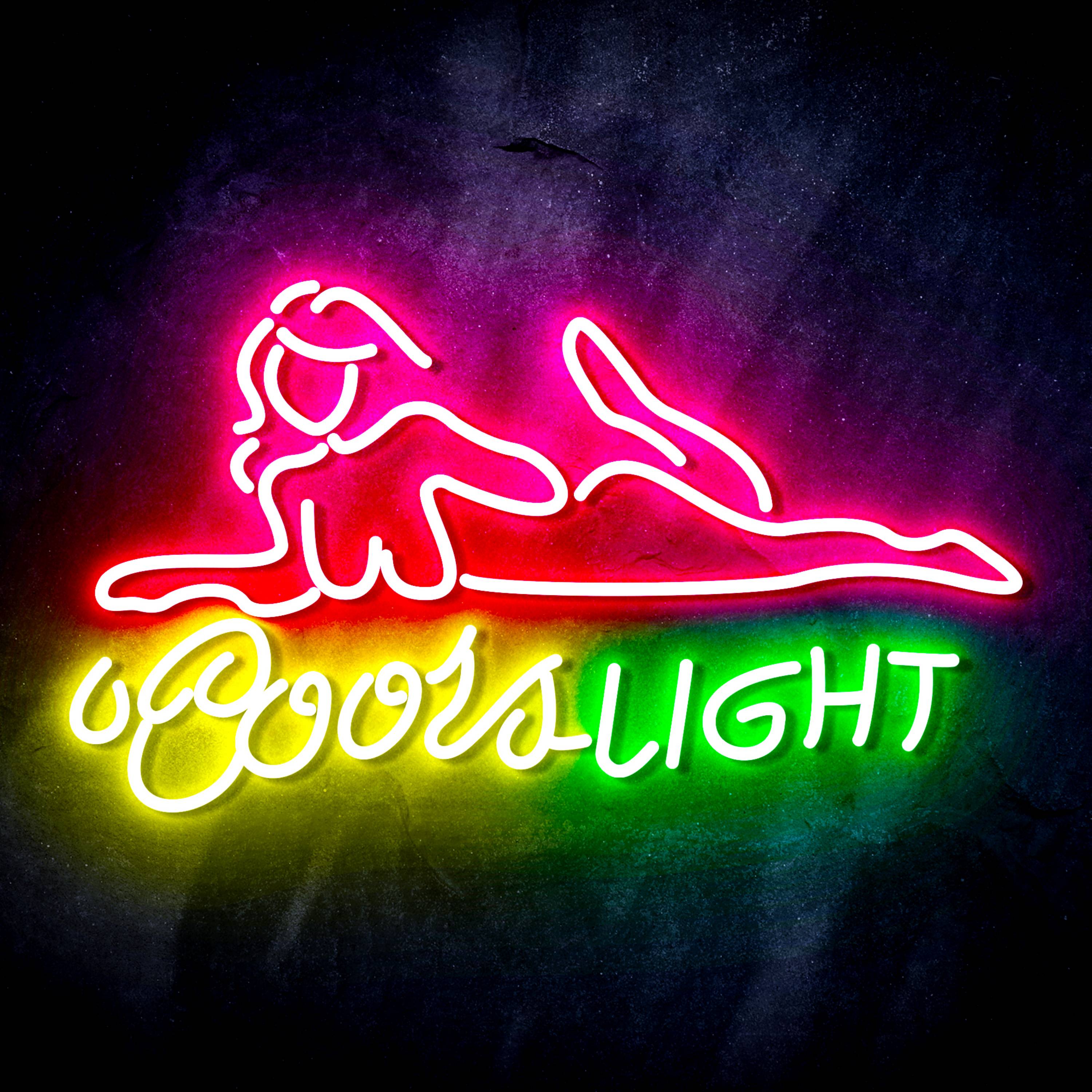 Coors Light  Lady Flex Neon-like LED Sign