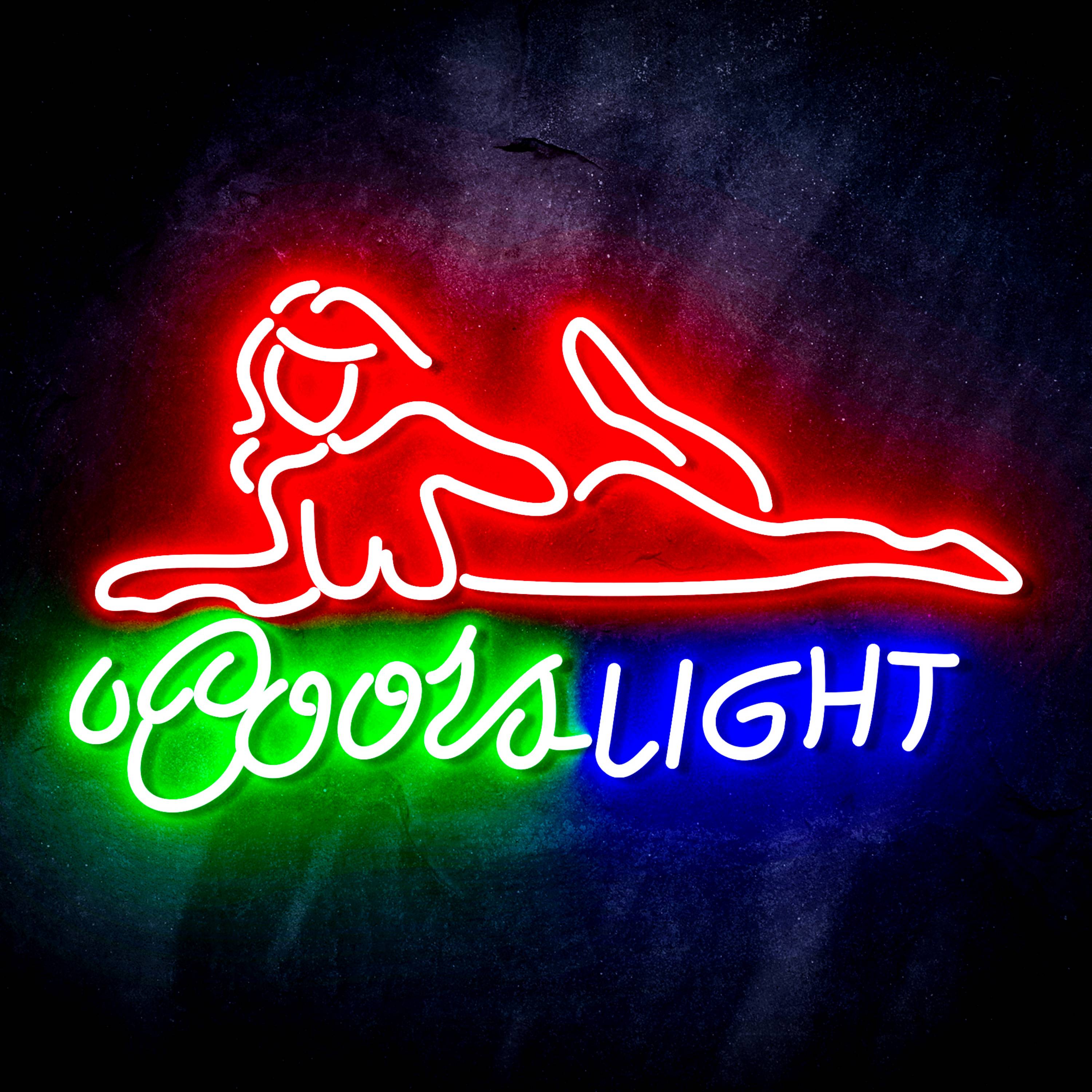 Coors Light  Lady Flex Neon-like LED Sign