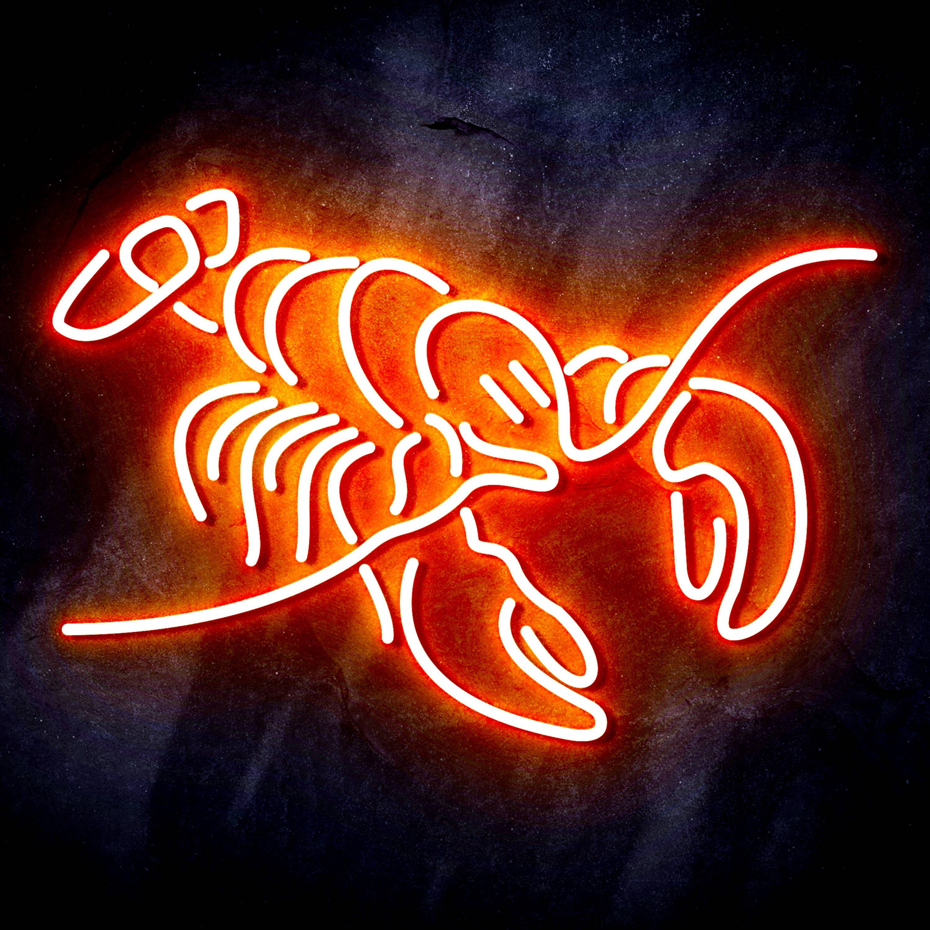 Coors Light Lobster Flex Neon-like LED Sign