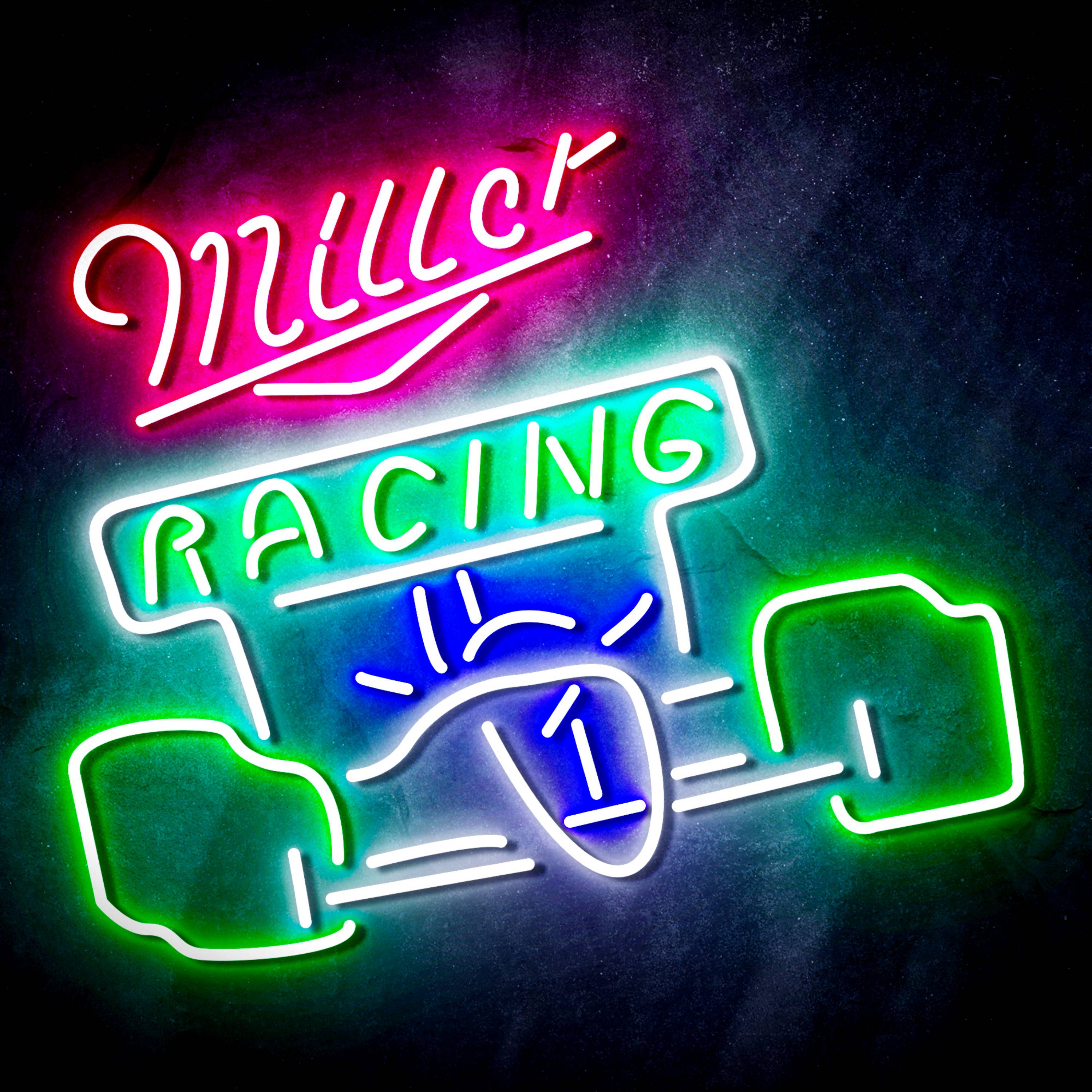 Miller Race Car Flex Neon-like LED Sign