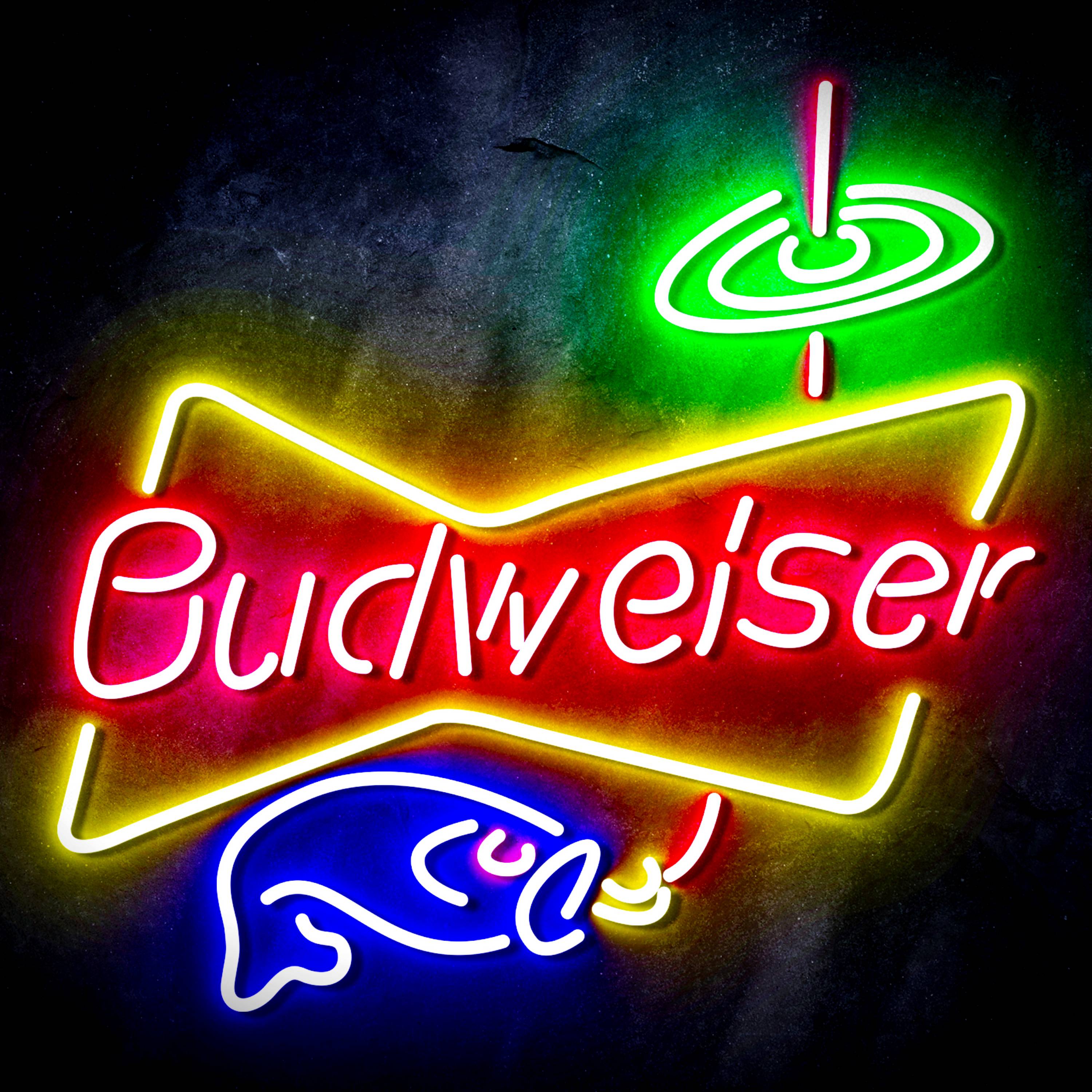 Budweiser Fishing Flex Neon-like LED Sign