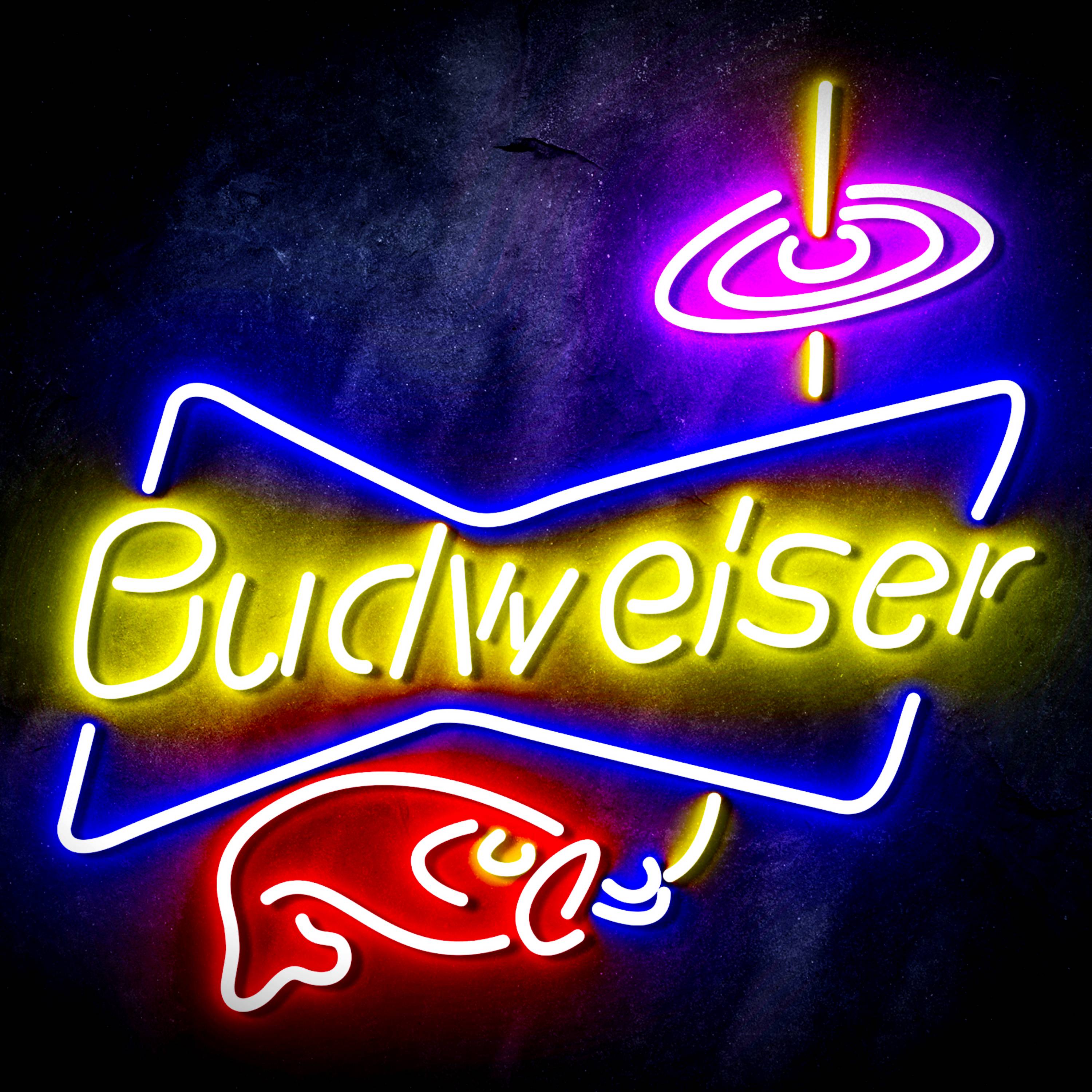 Budweiser Fishing Flex Neon-like LED Sign