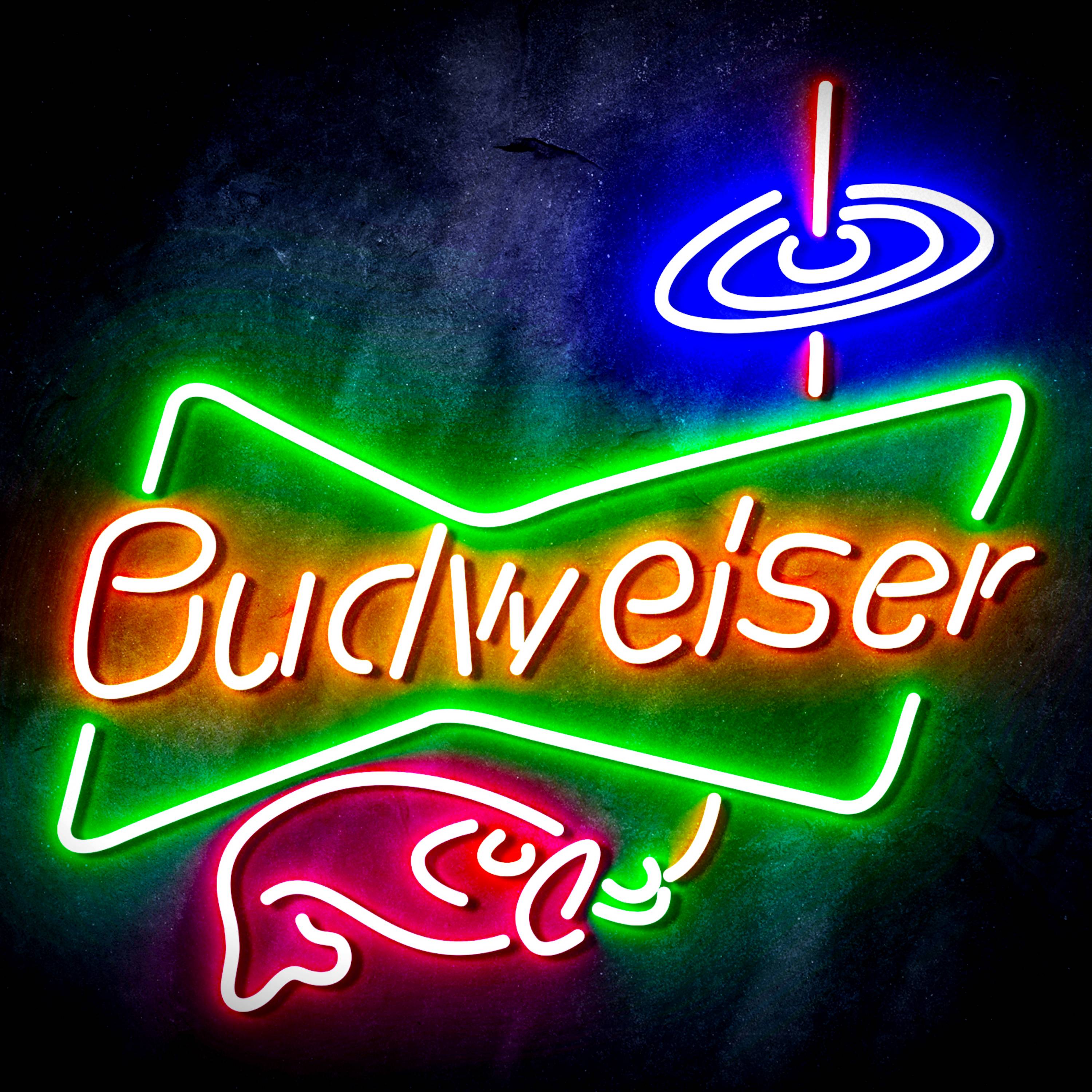 Budweiser Fishing Flex Neon-like LED Sign