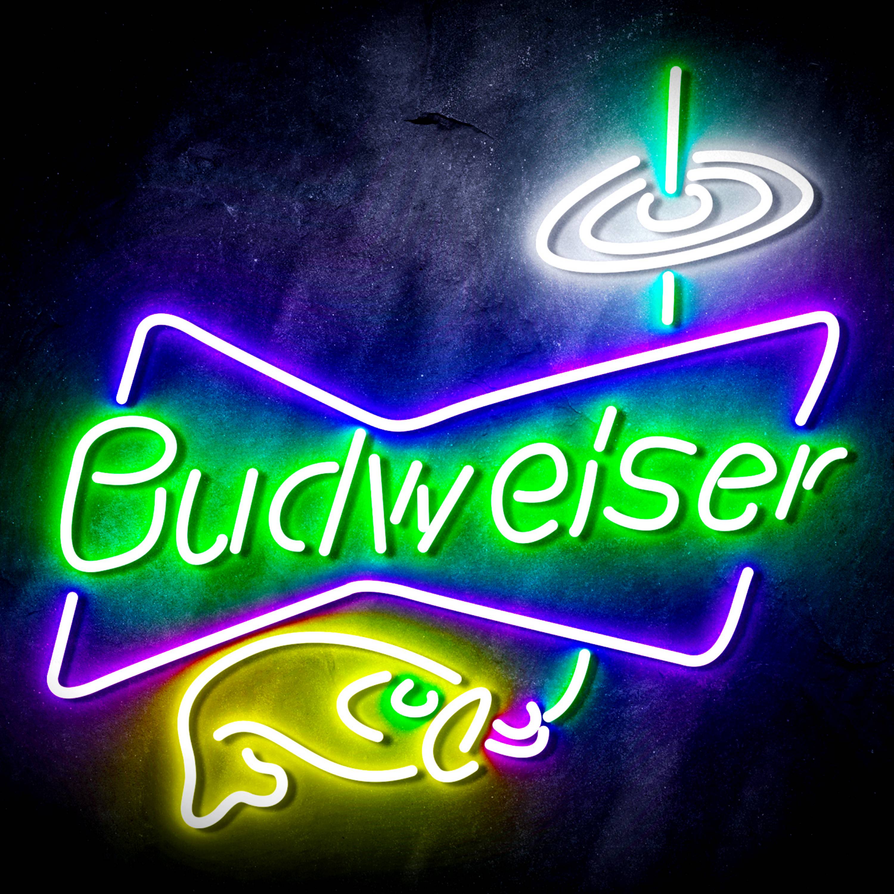 Budweiser Fishing Flex Neon-like LED Sign