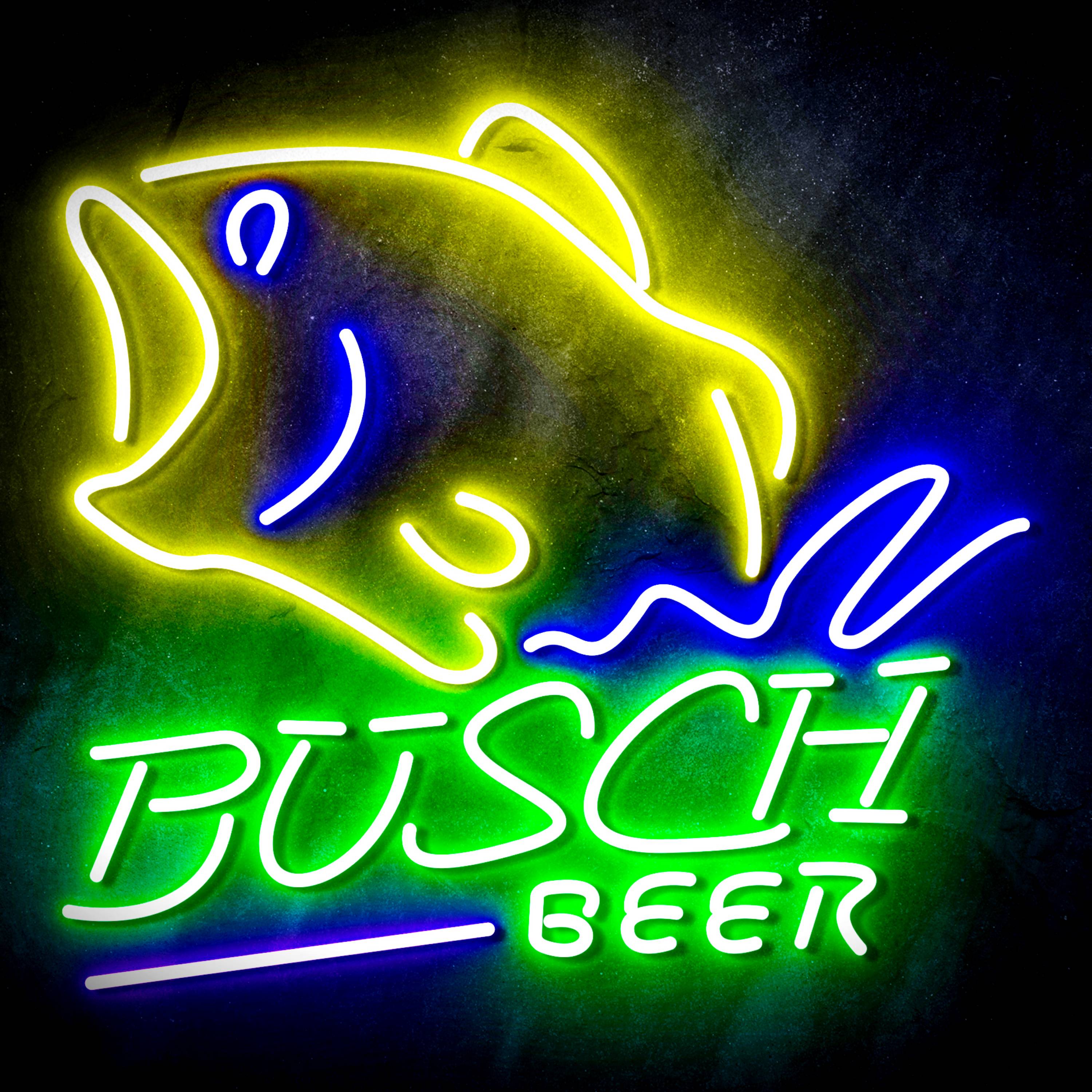 Busch Beer Fish Flex Neon-like LED Sign