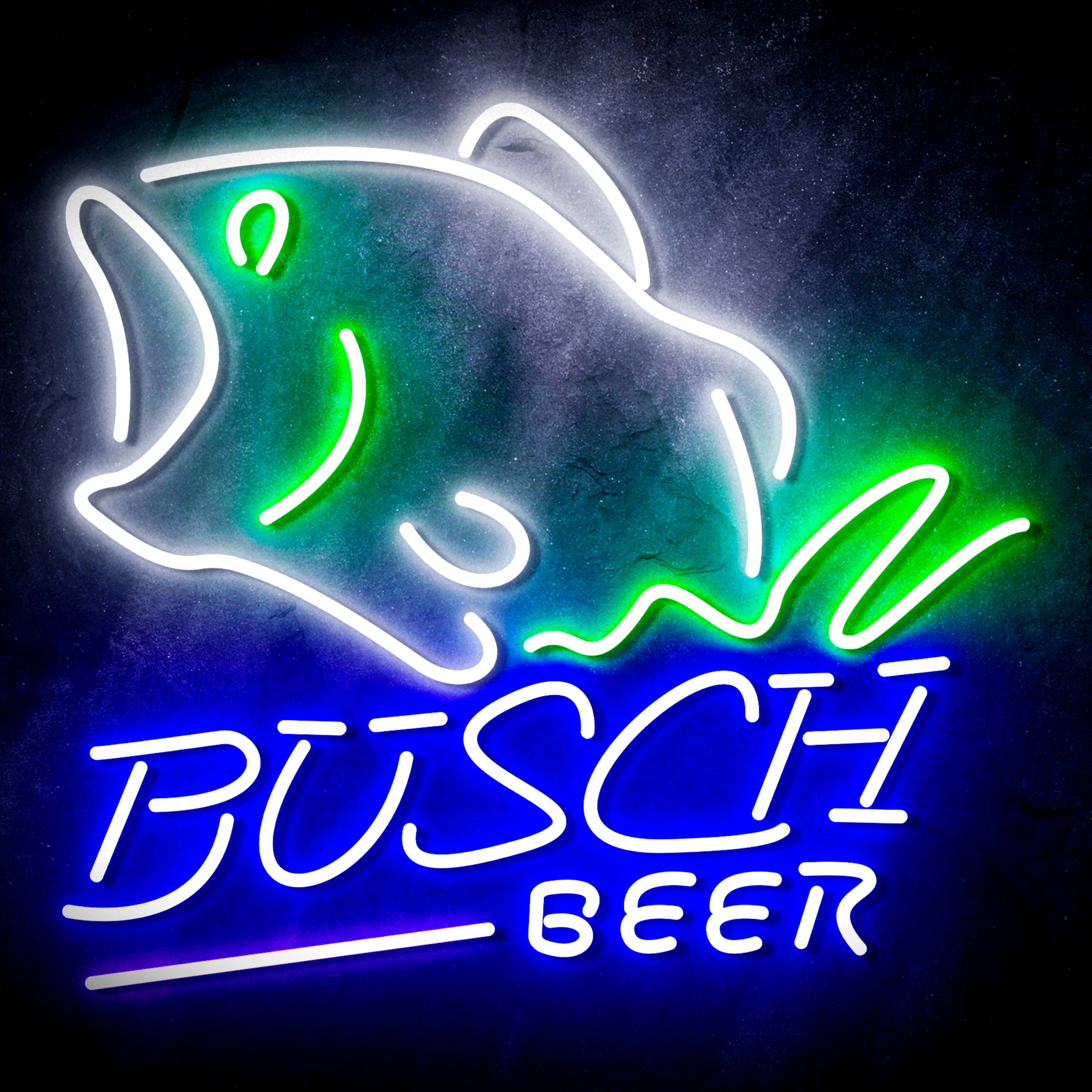 Busch Beer Fish Flex Neon-like LED Sign