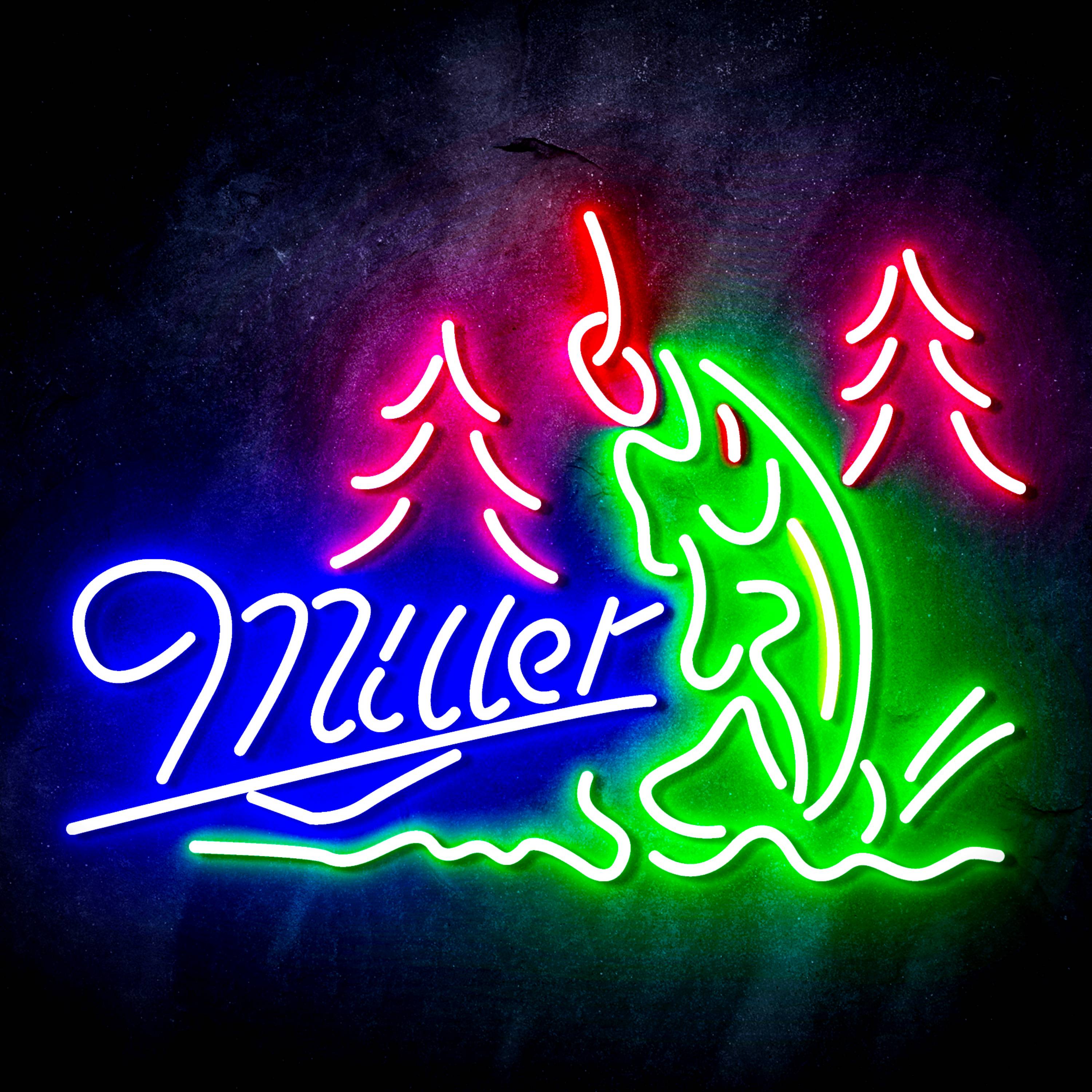 Miller Fishing Flex Neon-like LED Sign