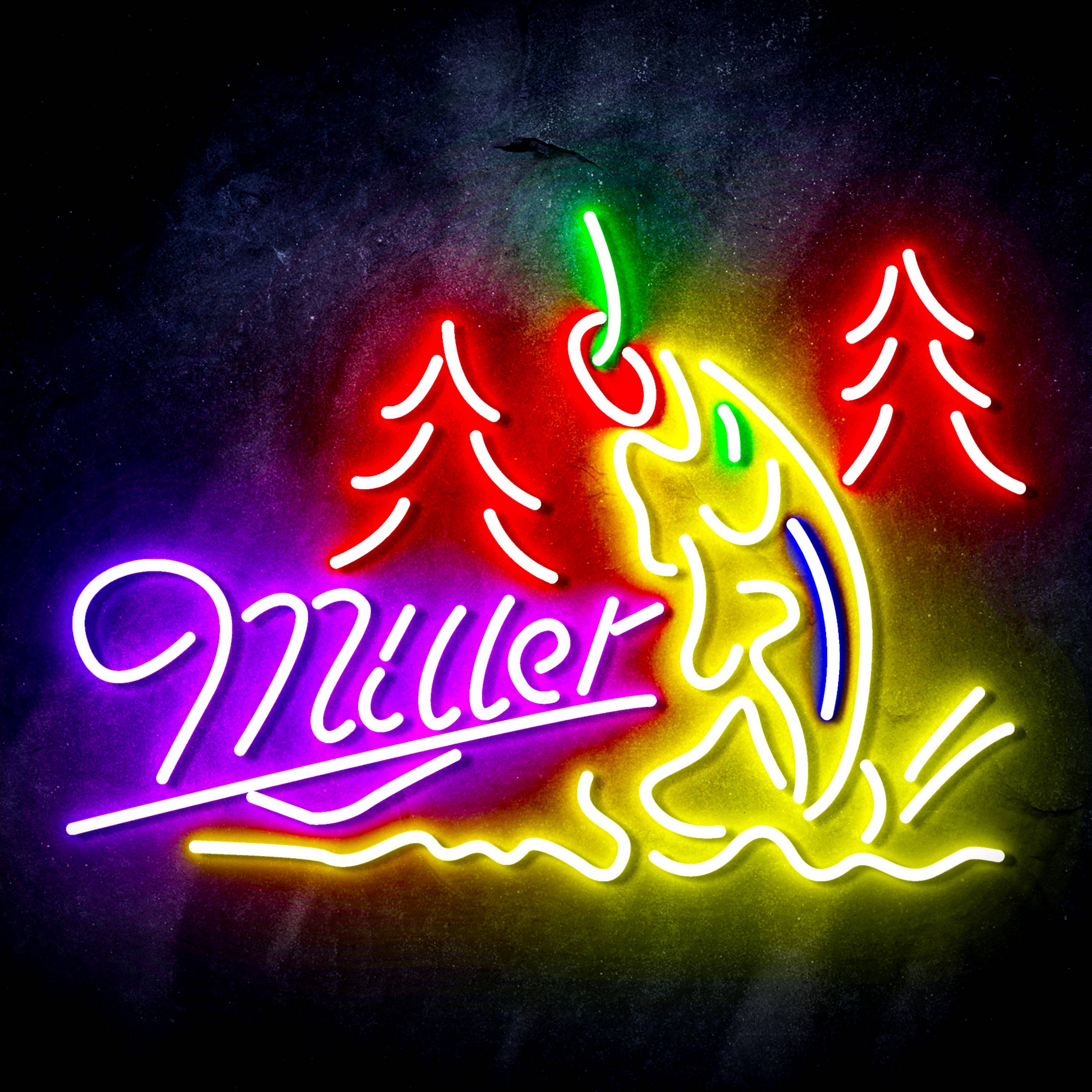 Miller Fishing Flex Neon-like LED Sign