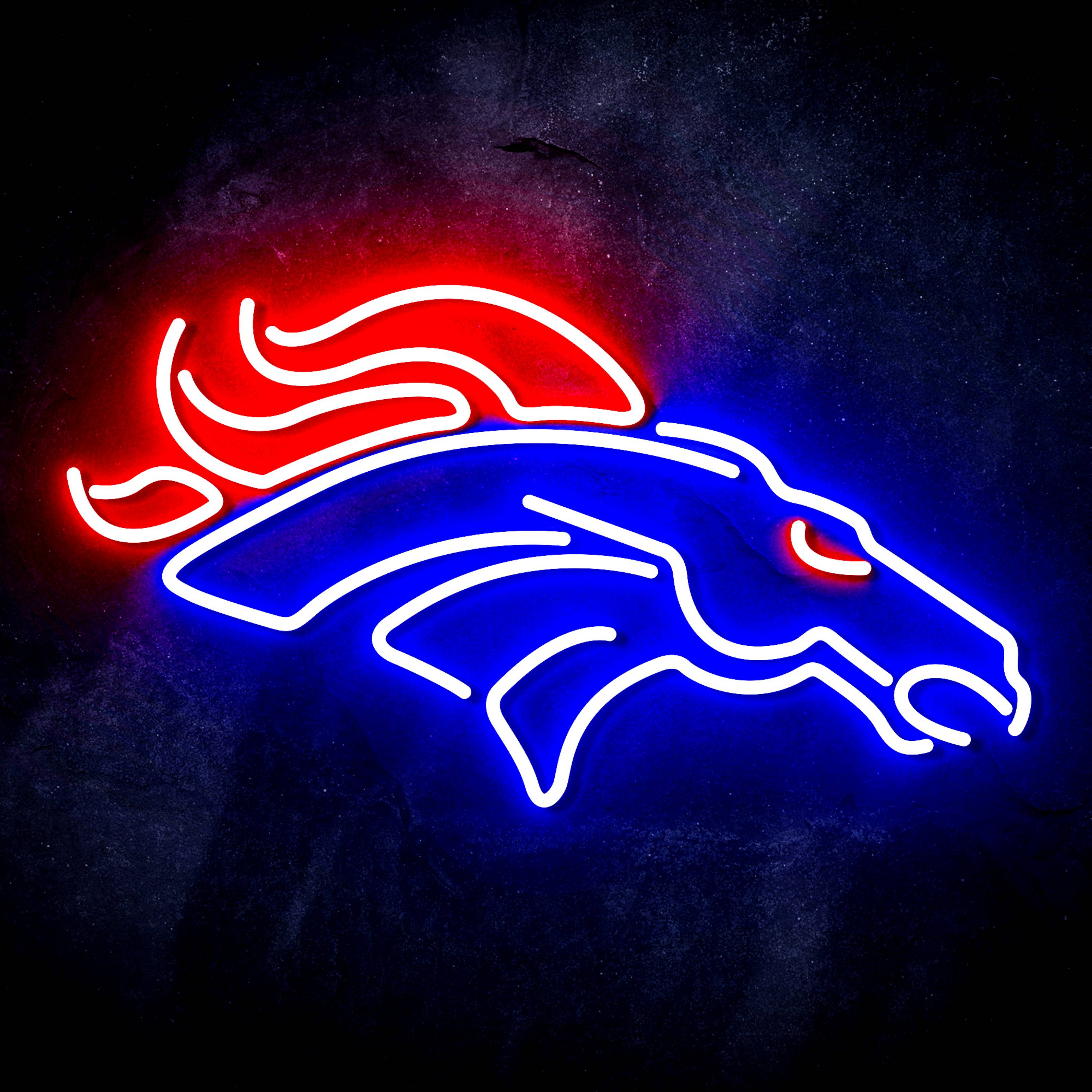 NFL Denver Broncos Flex Neon-like LED Sign