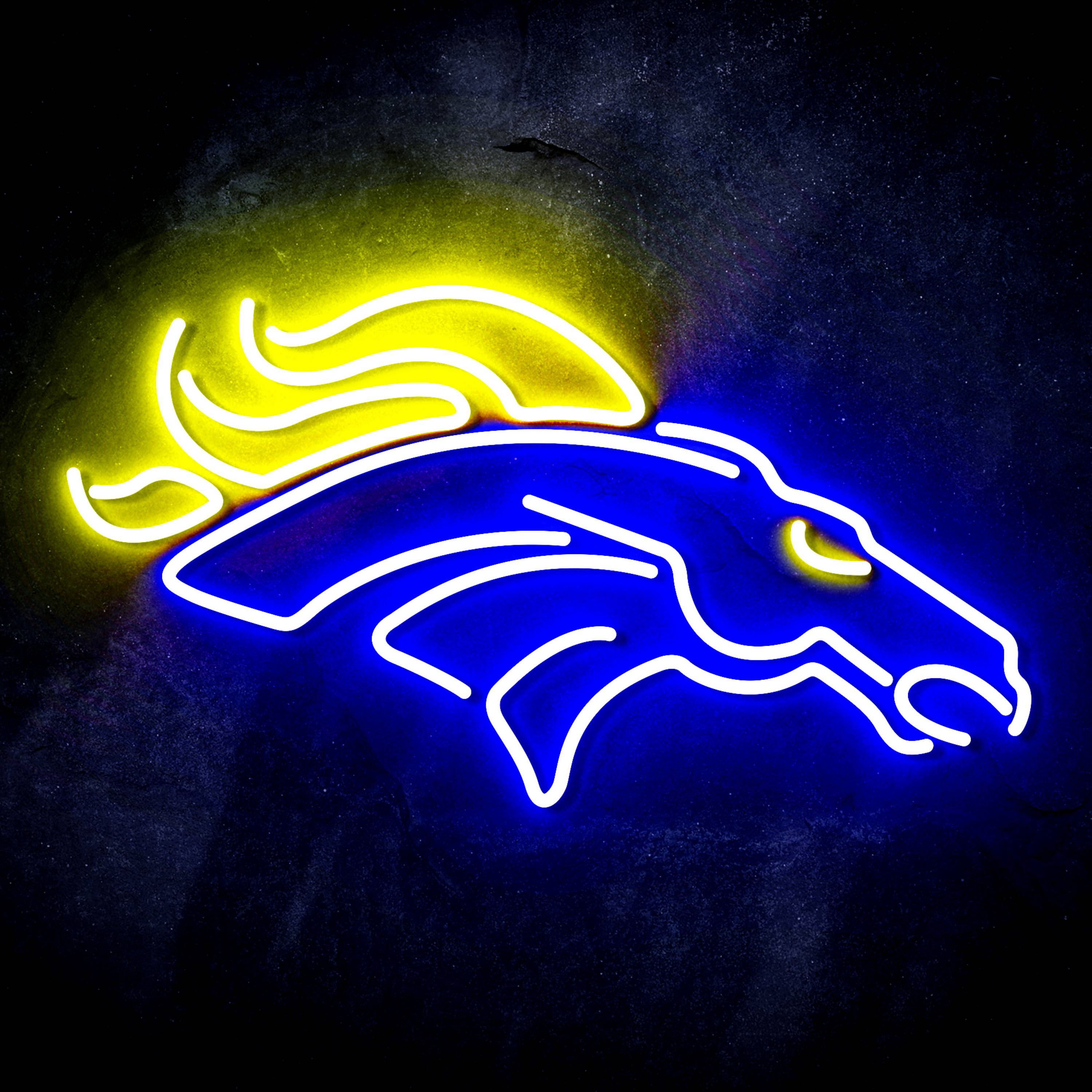 NFL Denver Broncos Flex Neon-like LED Sign