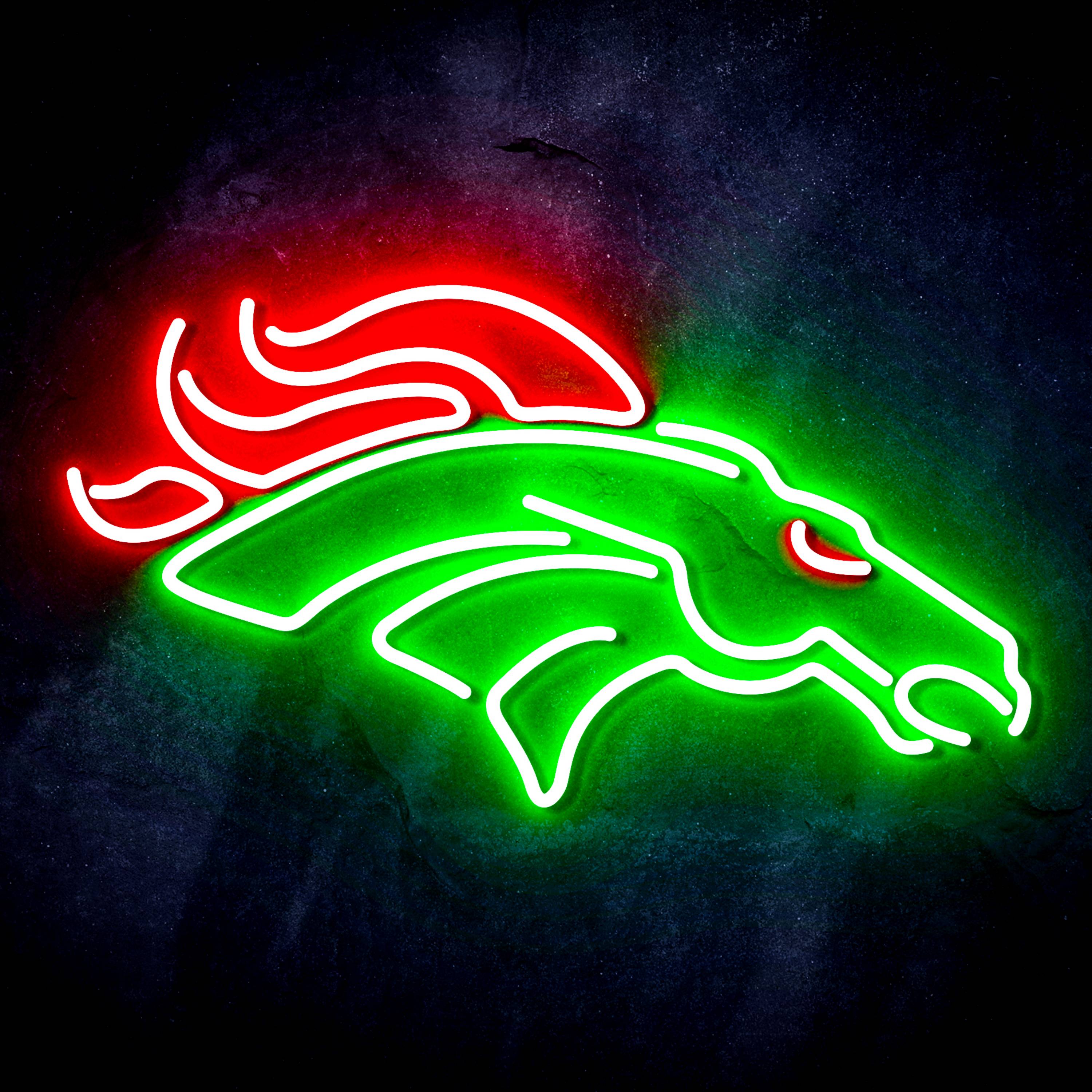 NFL Denver Broncos Flex Neon-like LED Sign