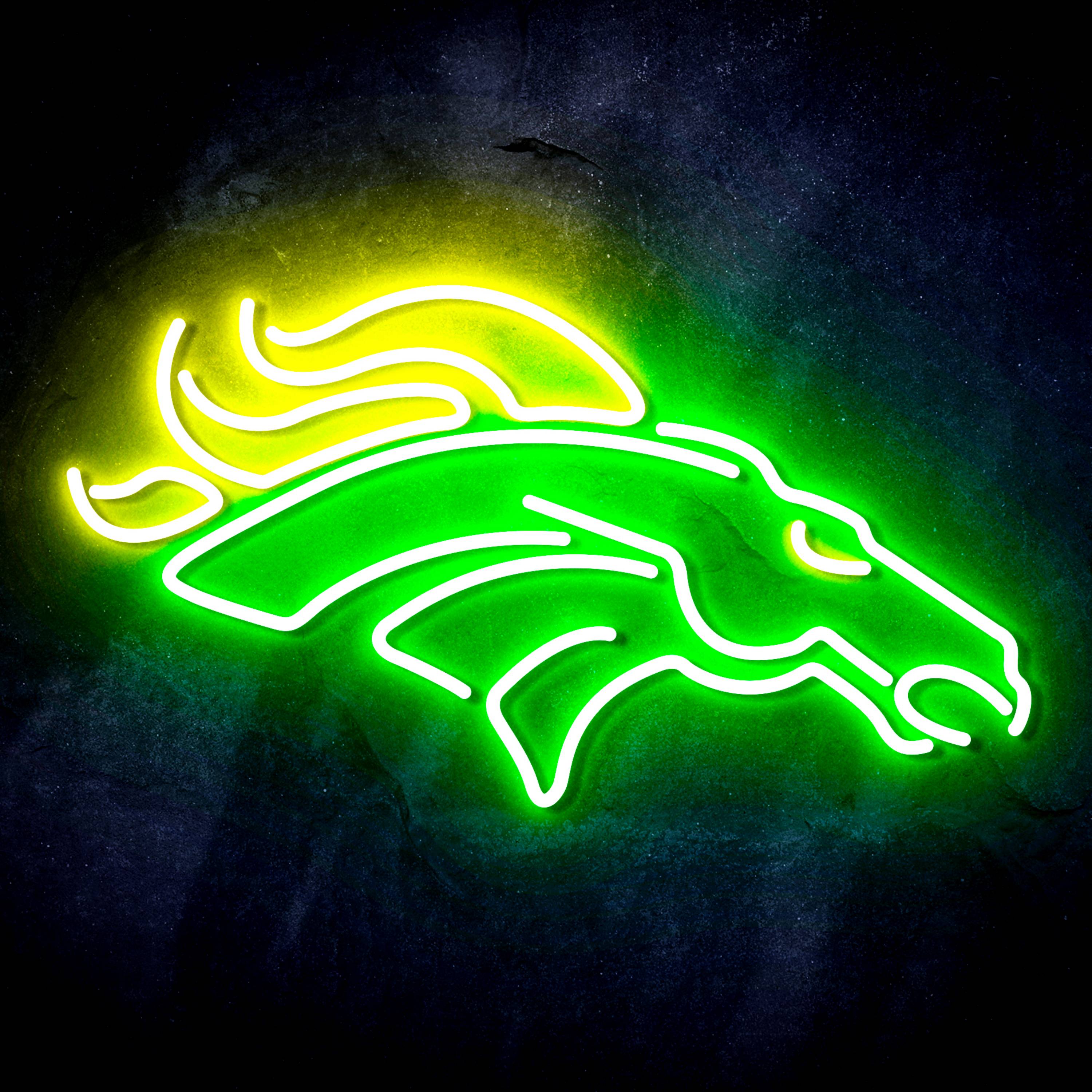 NFL Denver Broncos Flex Neon-like LED Sign