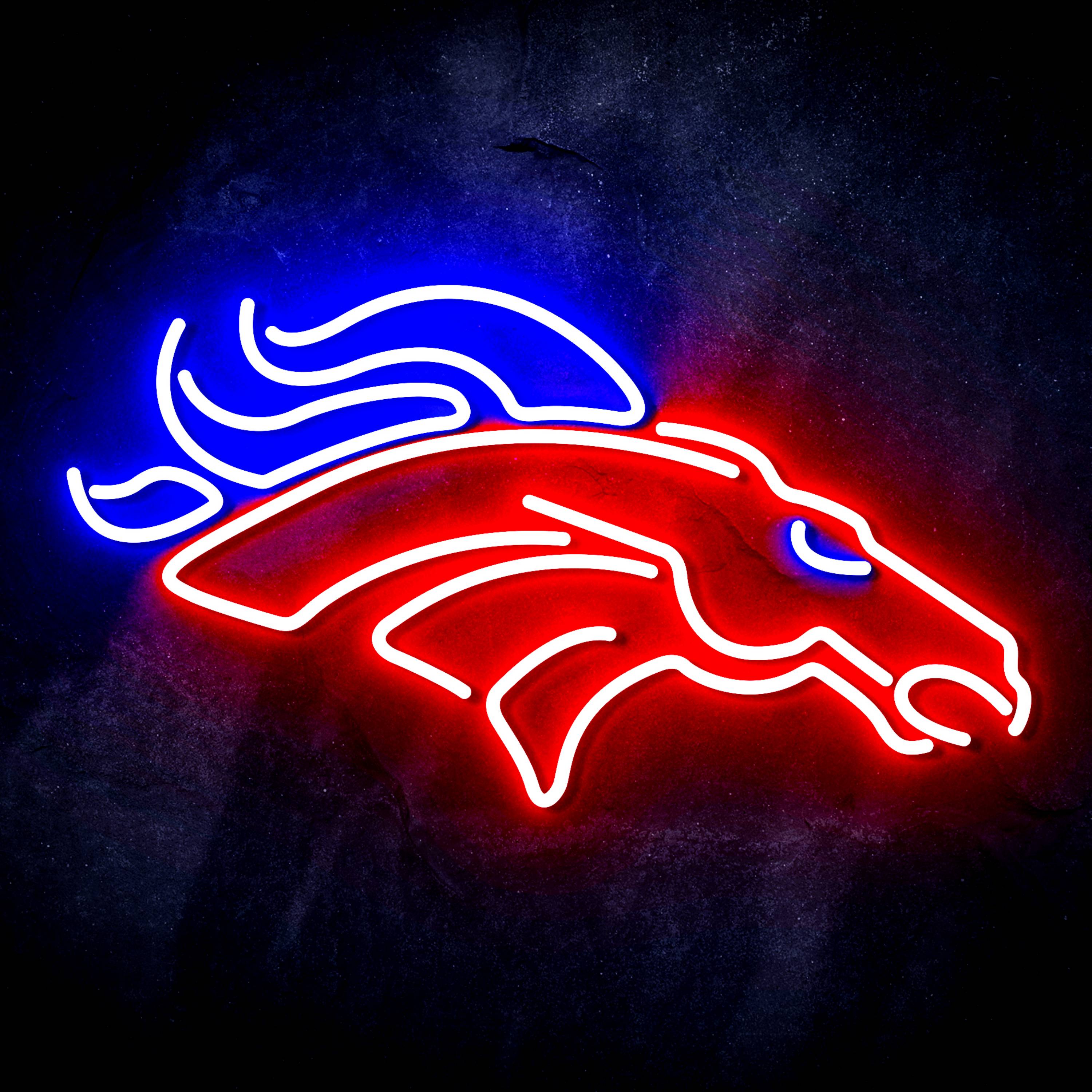 NFL Denver Broncos Flex Neon-like LED Sign