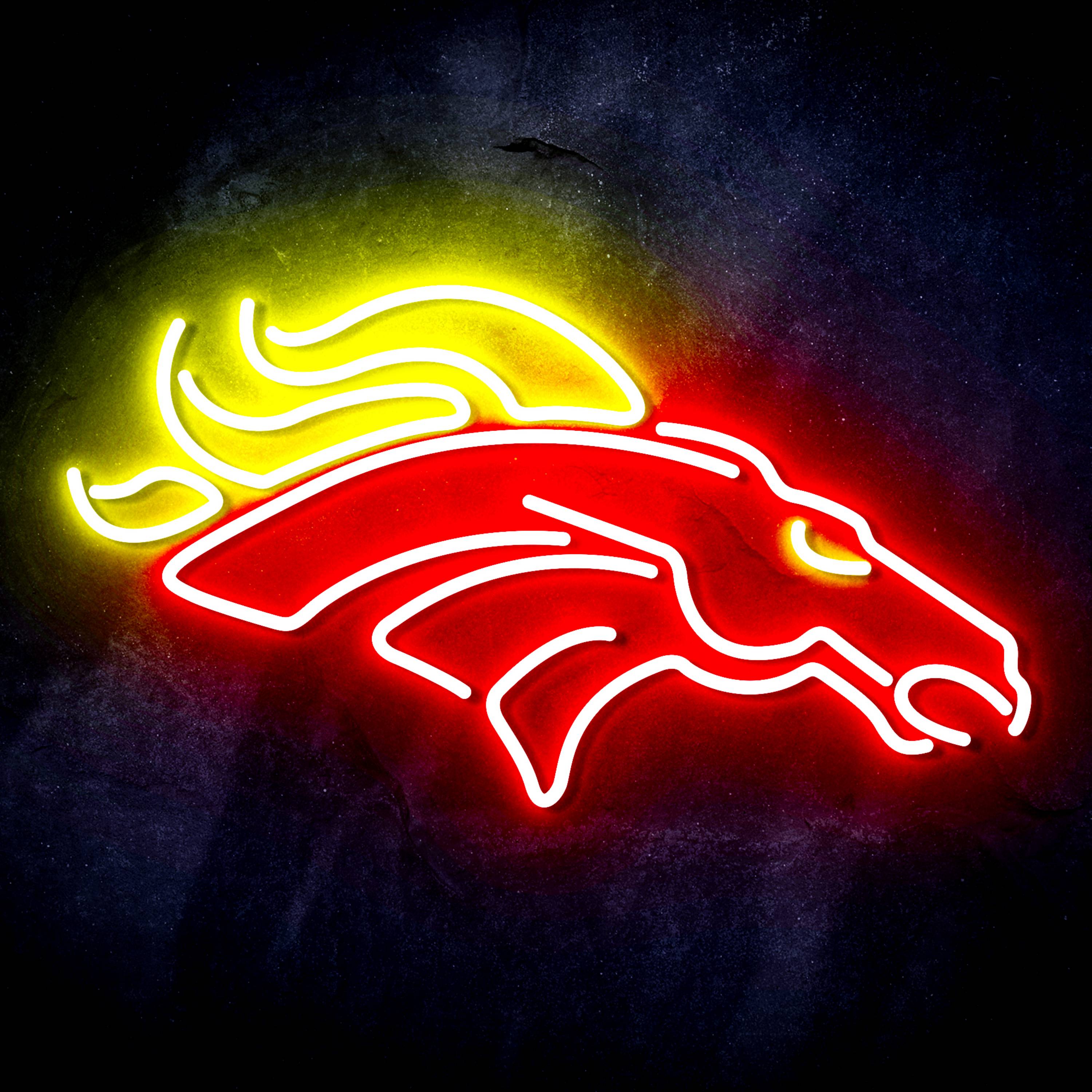 NFL Denver Broncos Flex Neon-like LED Sign