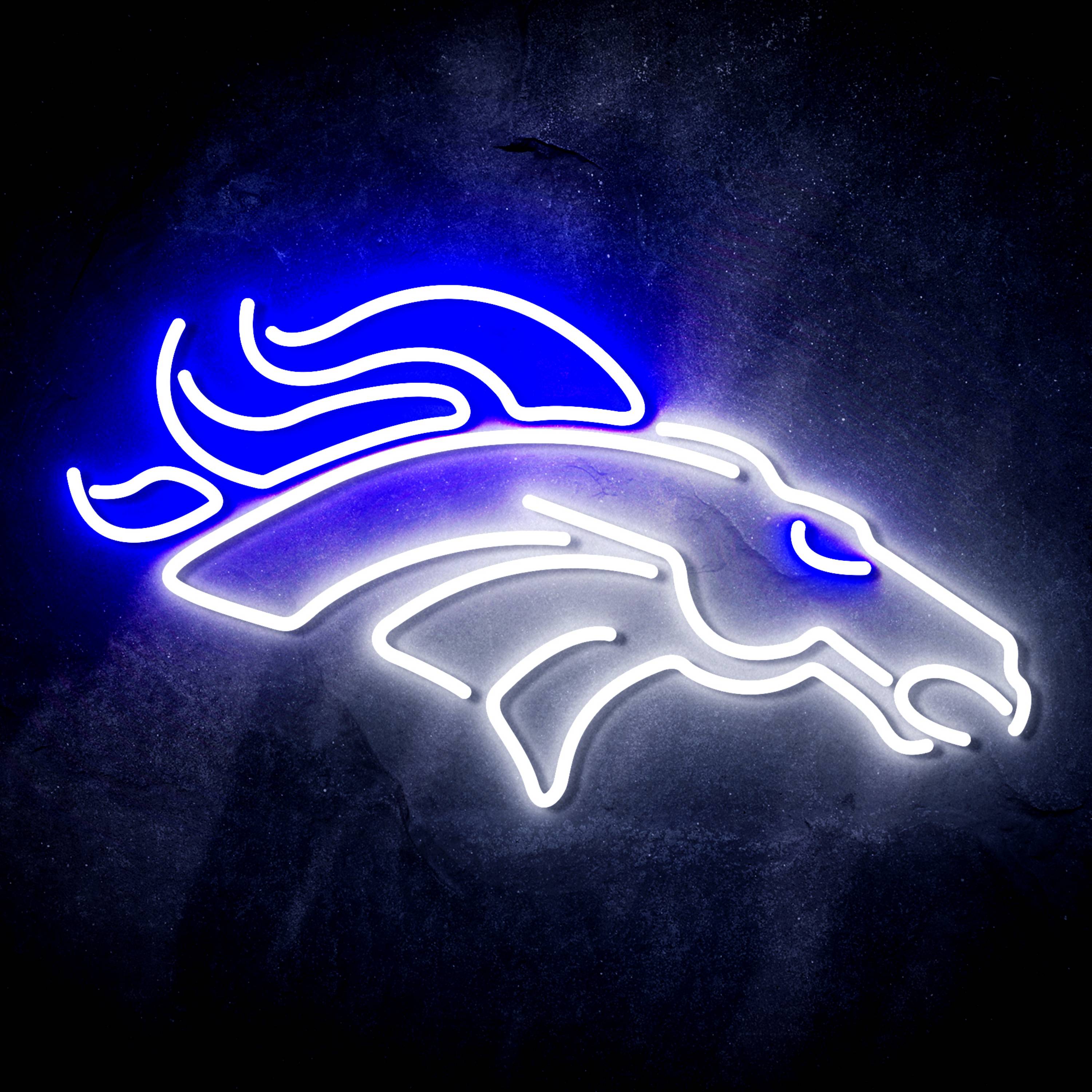 NFL Denver Broncos Flex Neon-like LED Sign