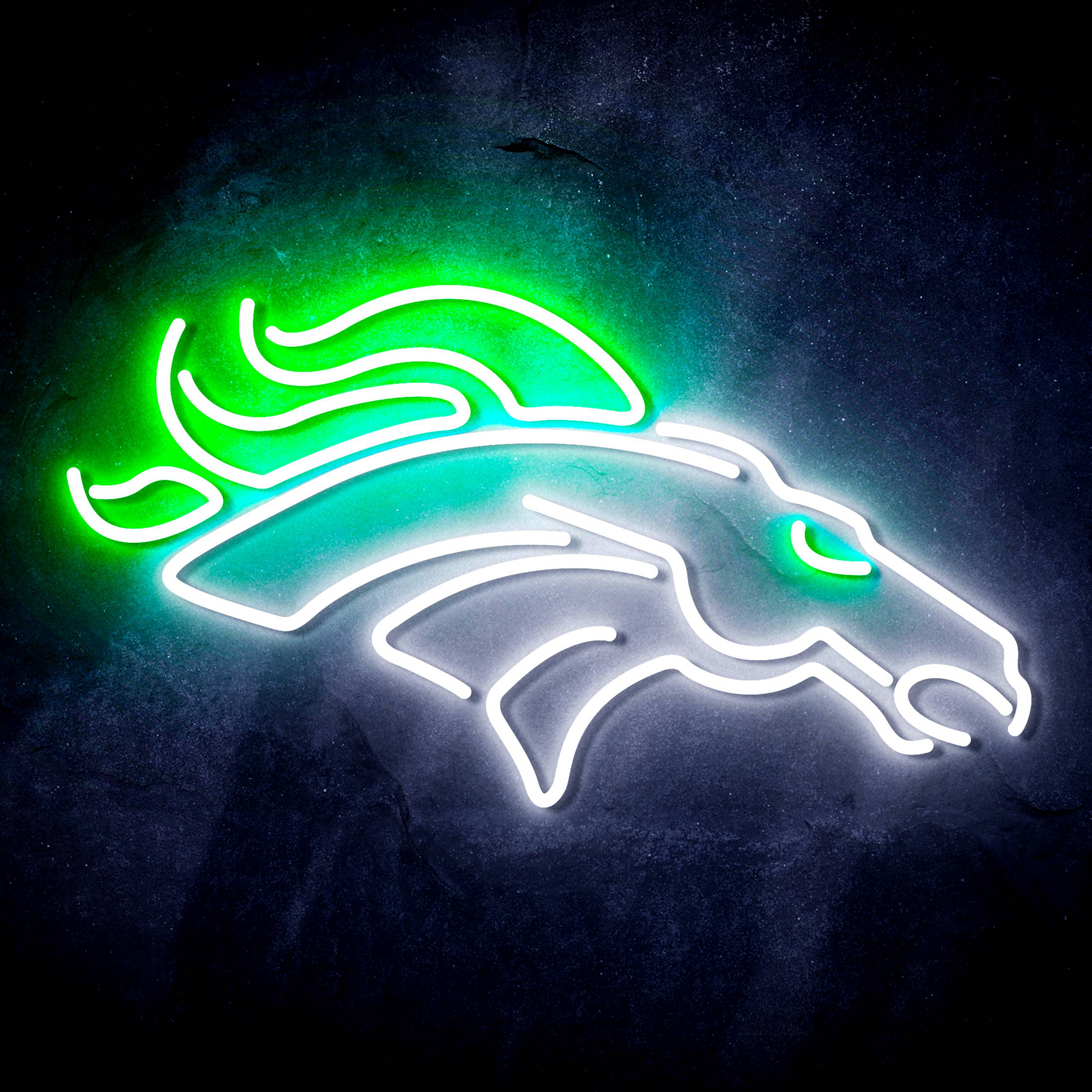 NFL Denver Broncos Flex Neon-like LED Sign