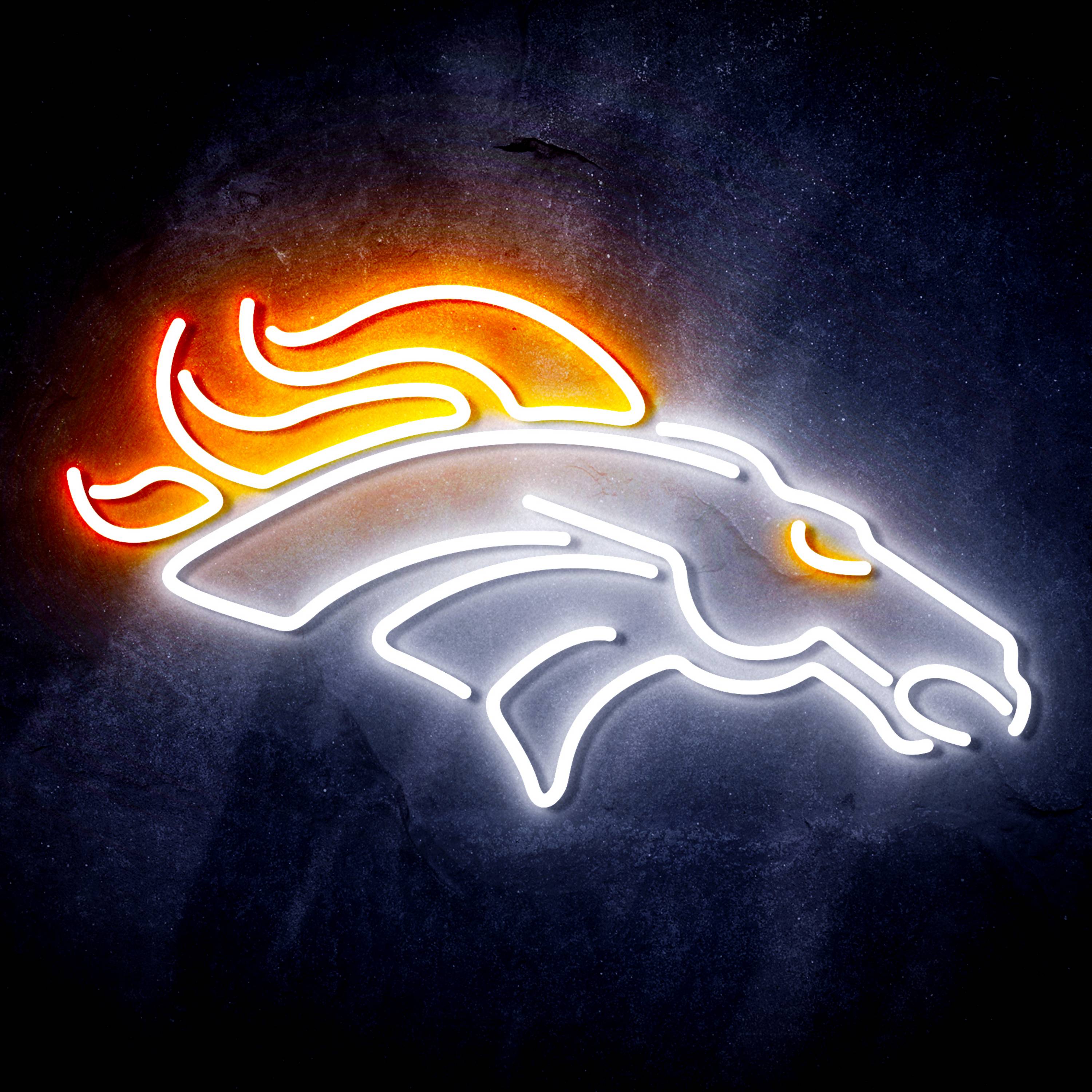 NFL Denver Broncos Flex Neon-like LED Sign