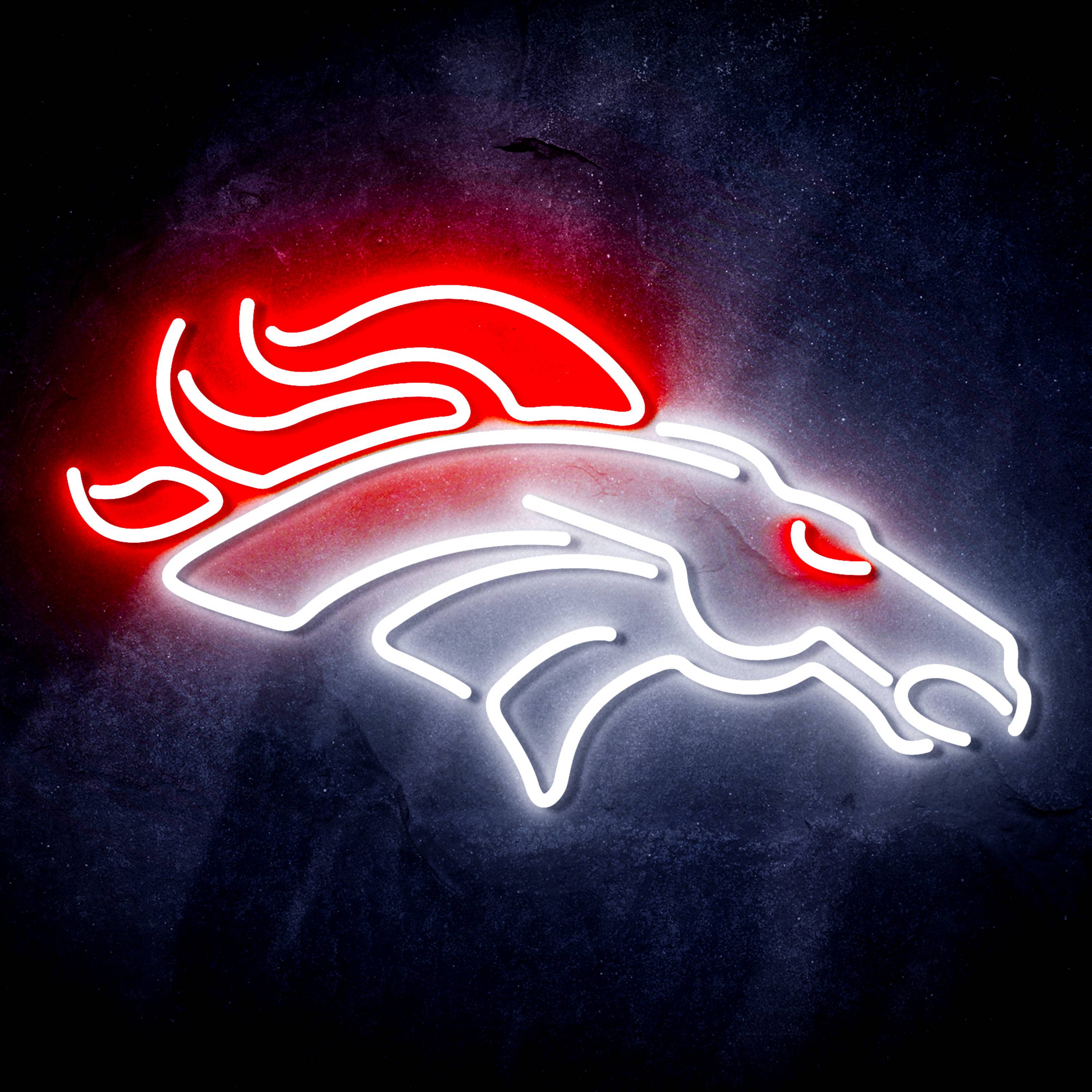 NFL Denver Broncos Flex Neon-like LED Sign