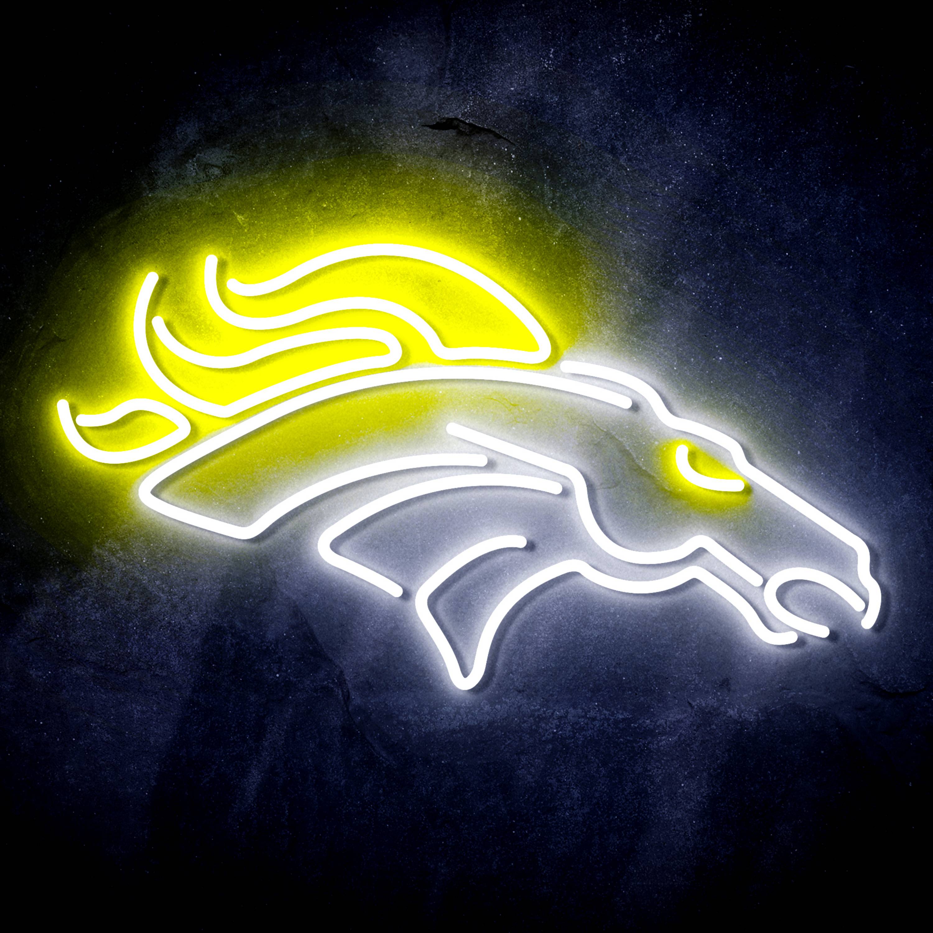 NFL Denver Broncos Flex Neon-like LED Sign