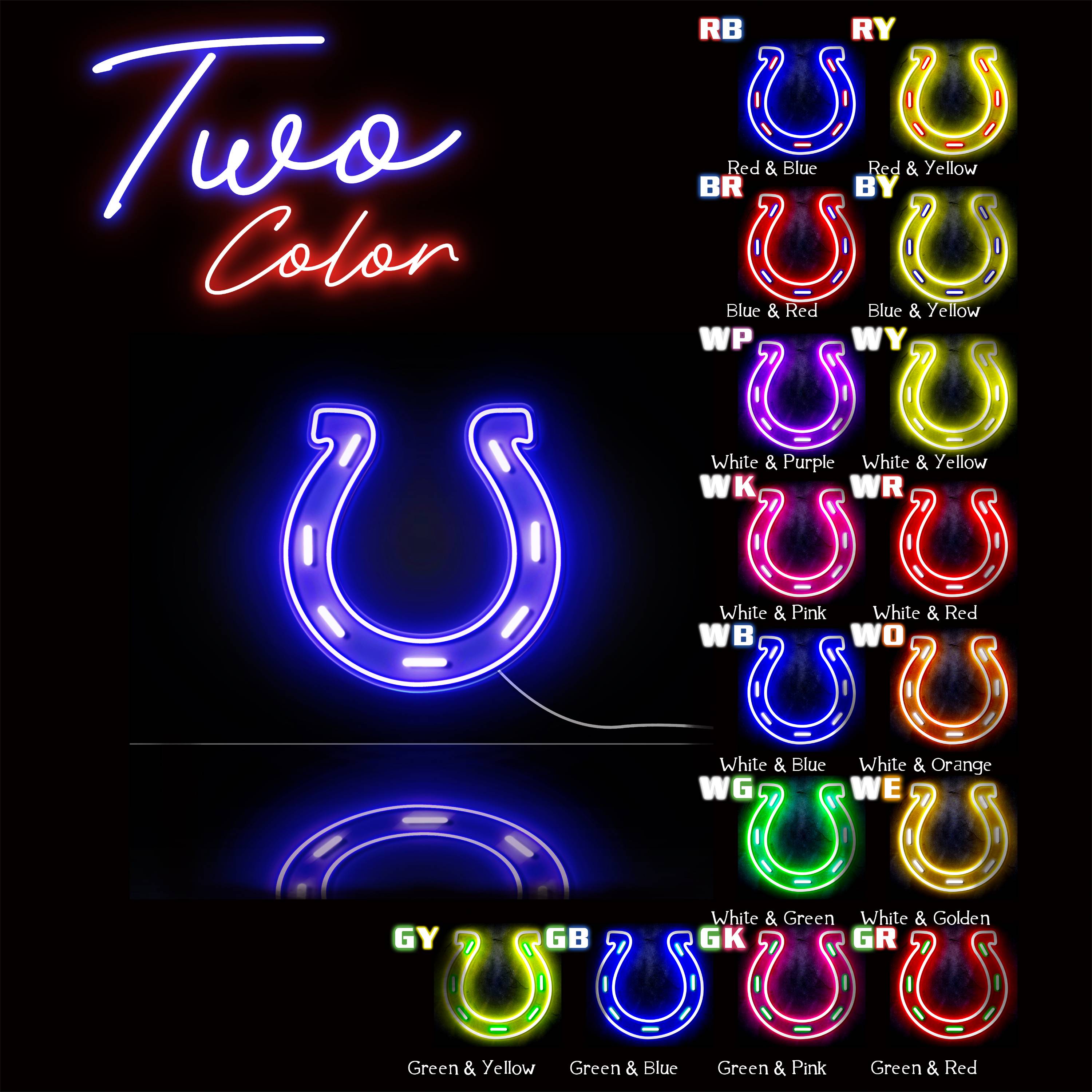 NFL Indianapolis Colts Large Flex Led Light Sign