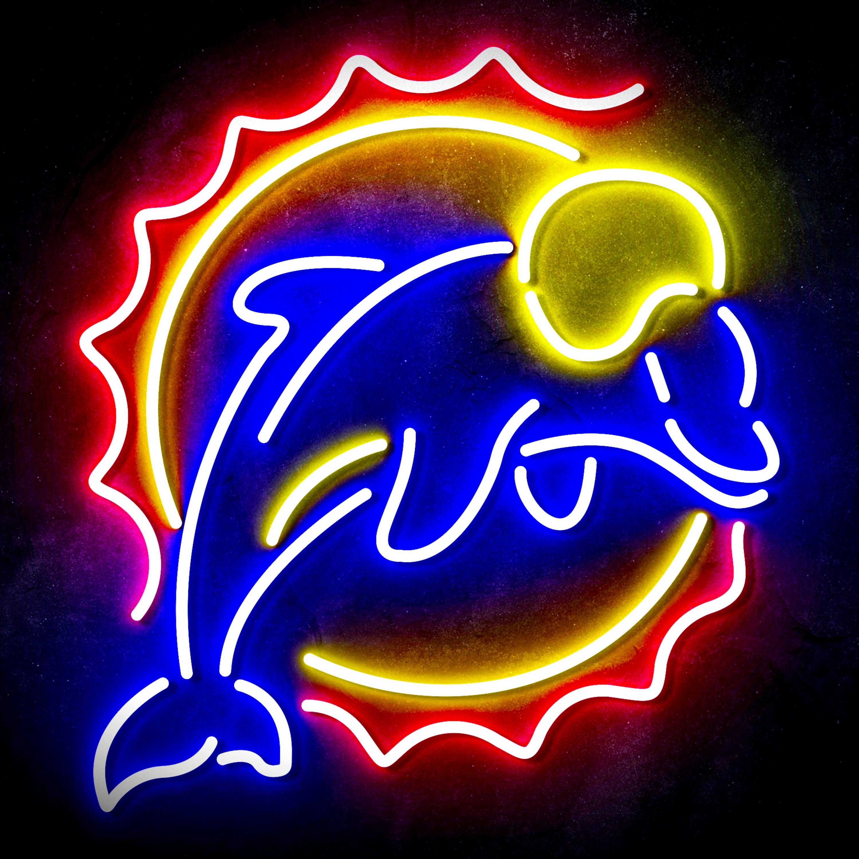 NFL Miami Dolphins Flex Neon-like LED Sign