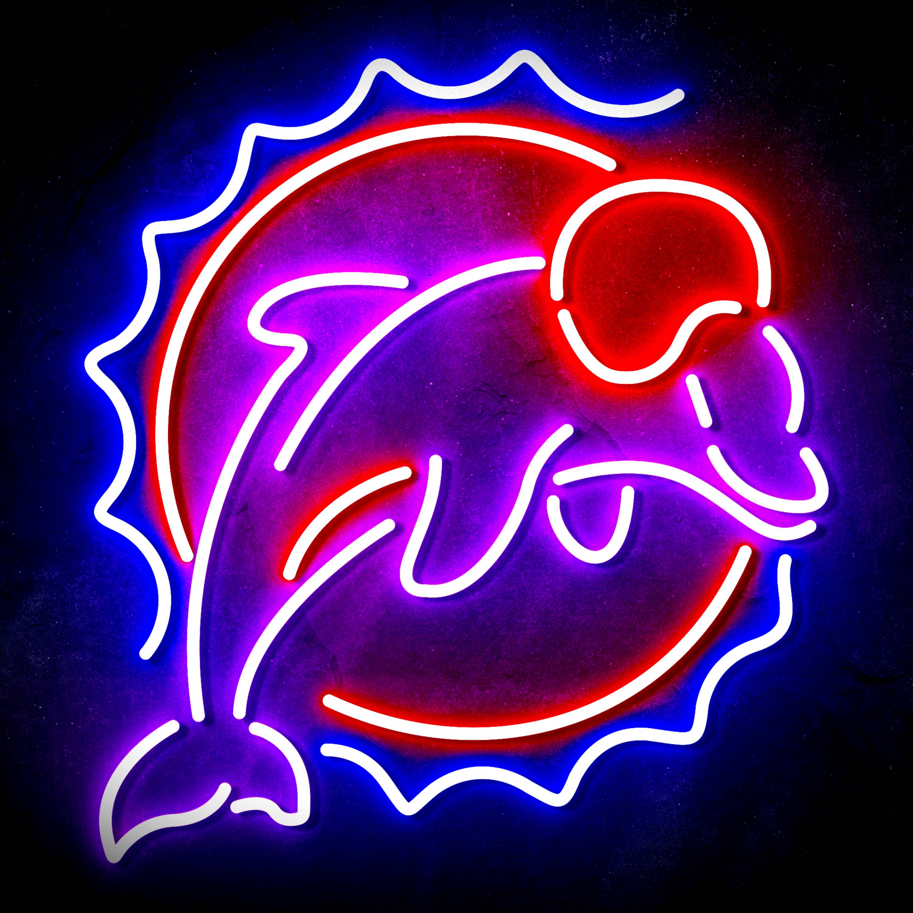 NFL Miami Dolphins Flex Neon-like LED Sign