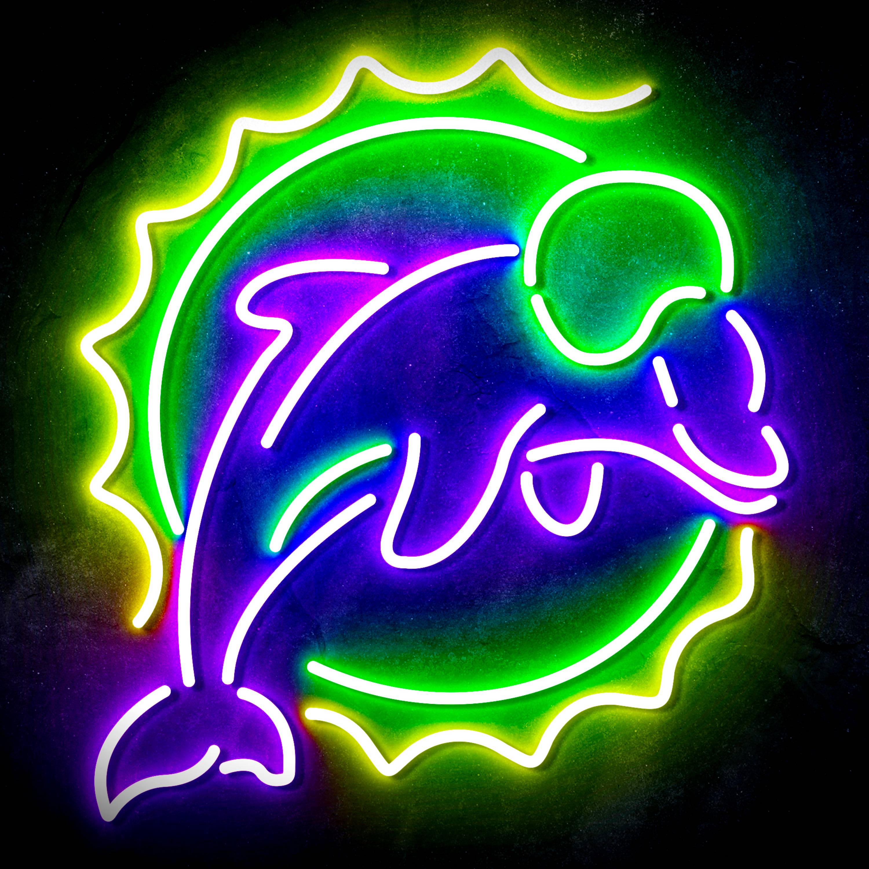 NFL Miami Dolphins Flex Neon-like LED Sign