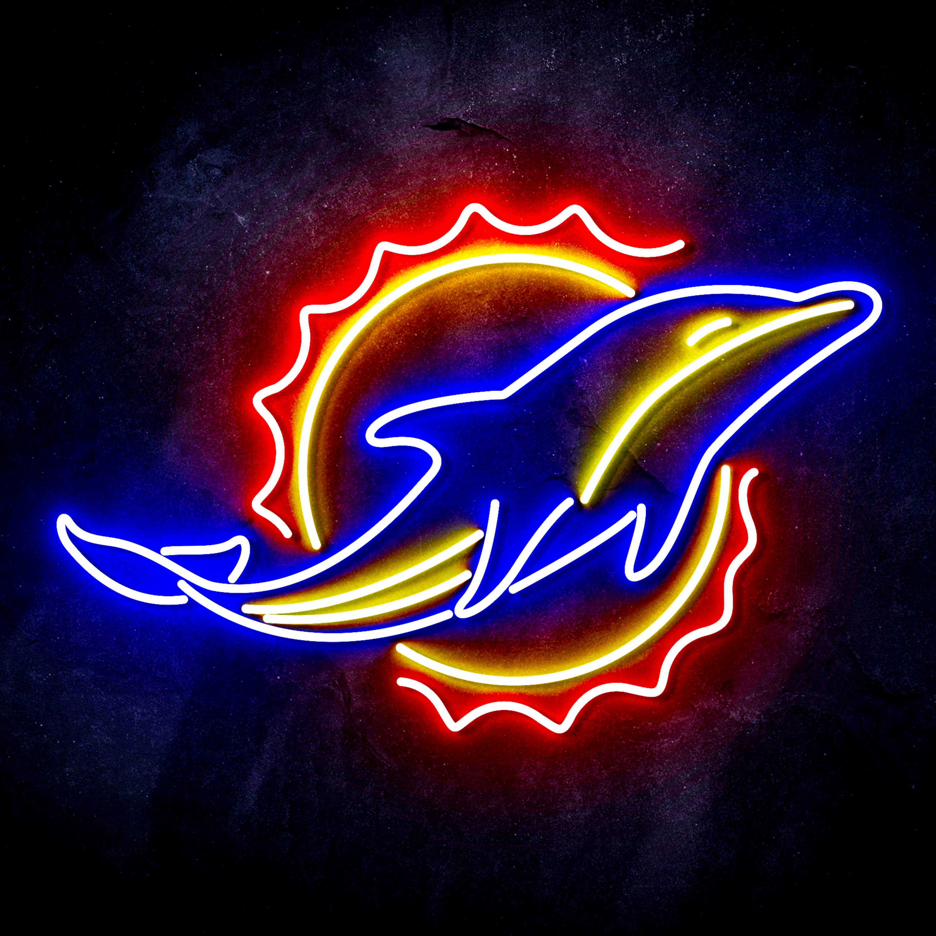 NFL Miami Dolphins Flex Neon-like LED Sign