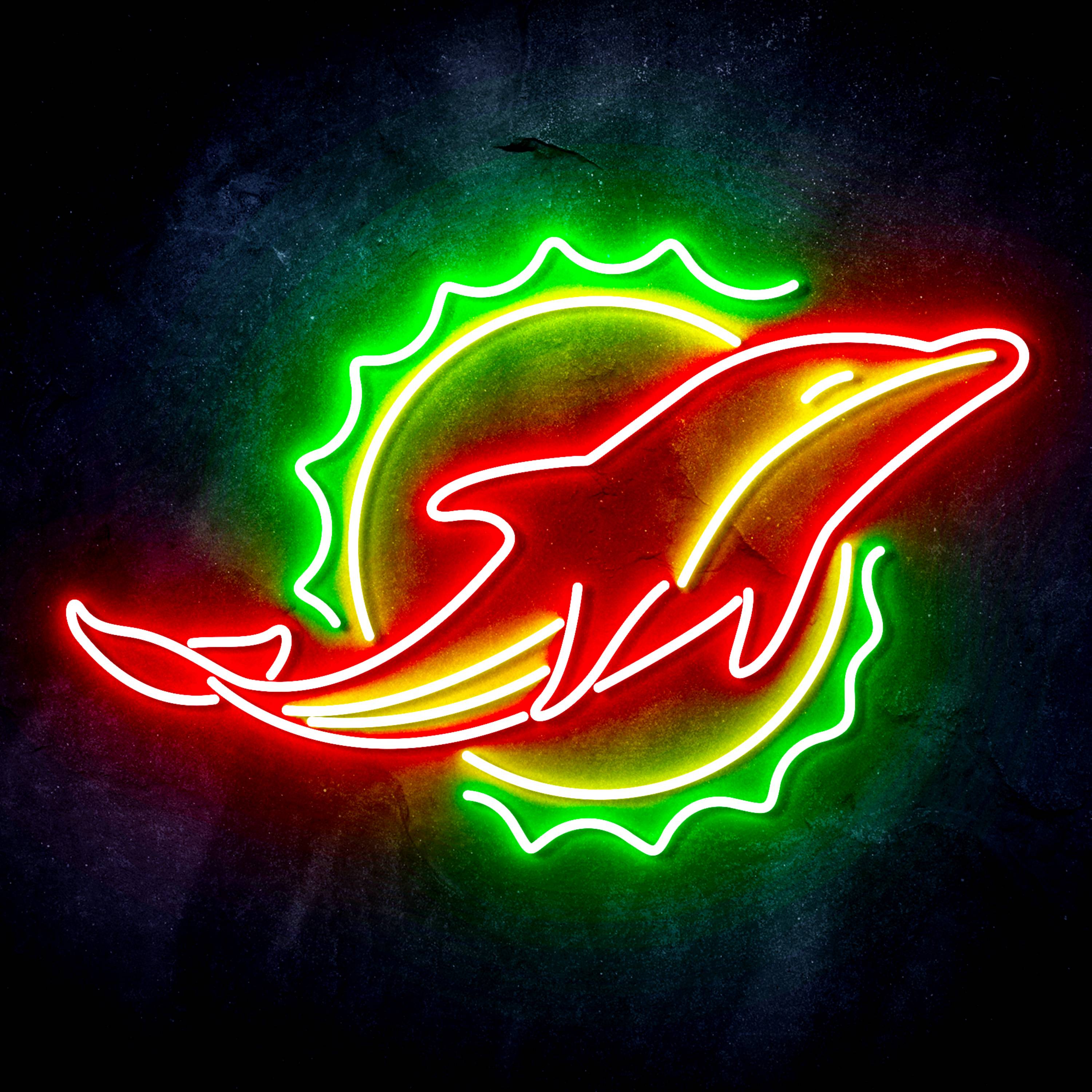 NFL Miami Dolphins Flex Neon-like LED Sign