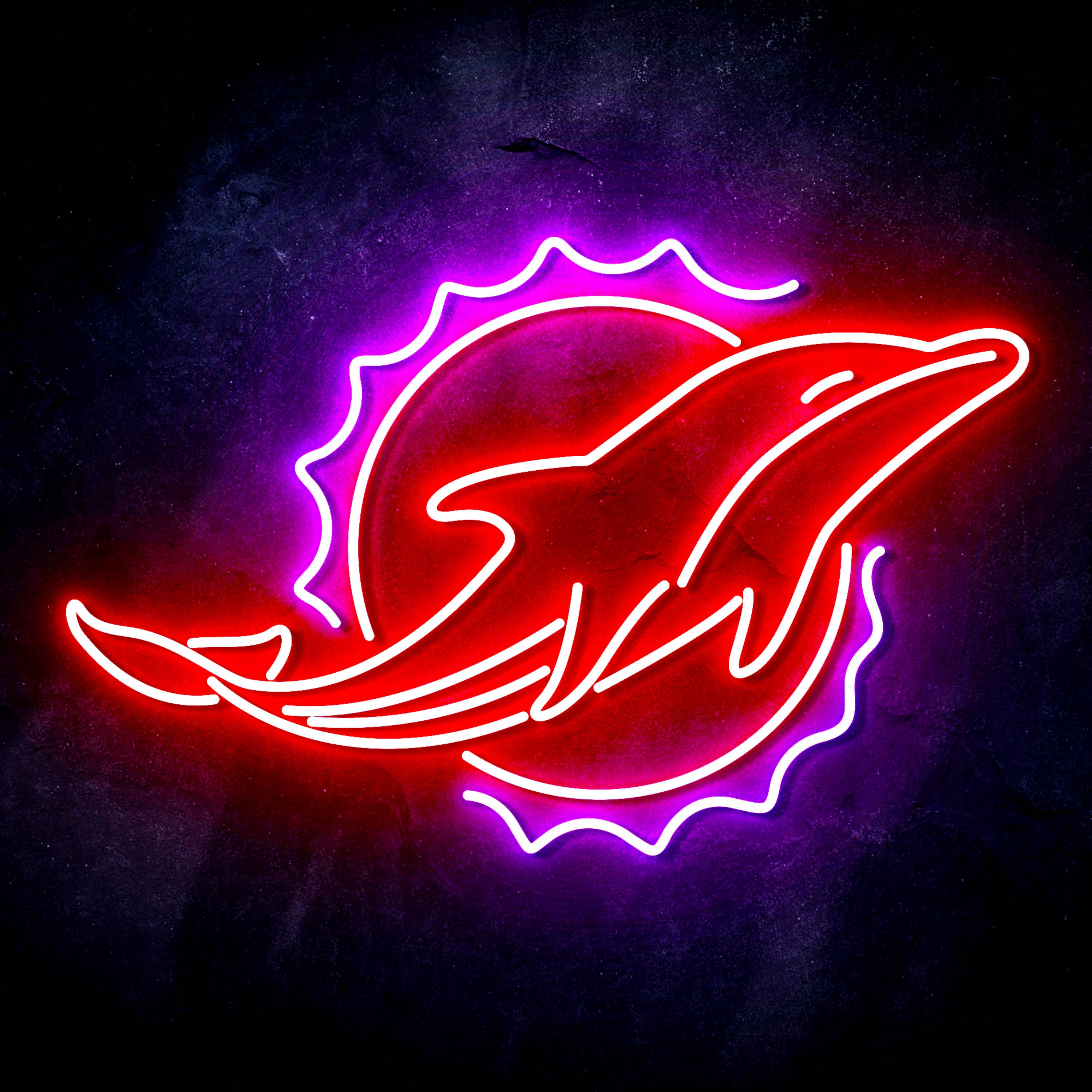 NFL Miami Dolphins Flex Neon-like LED Sign