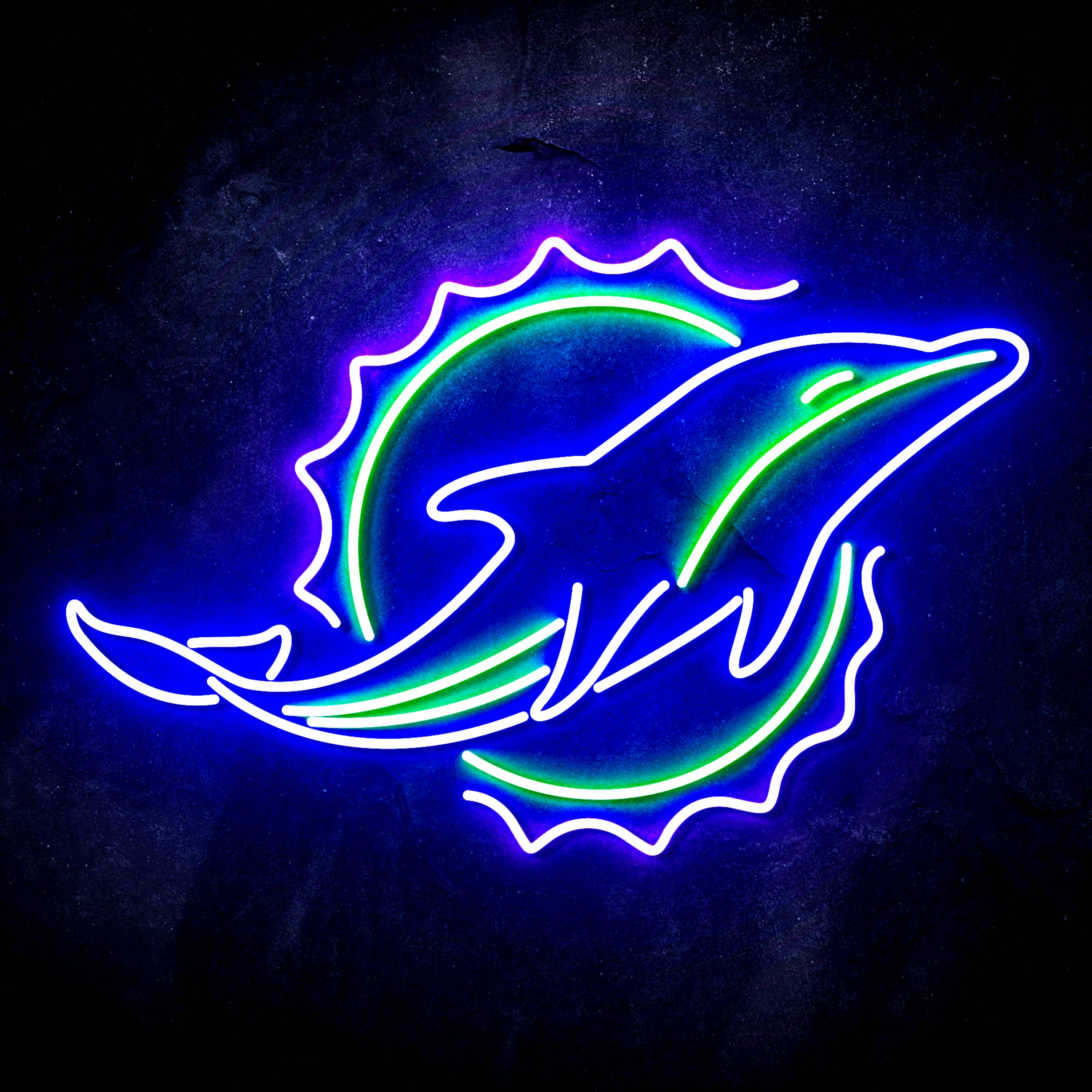 NFL Miami Dolphins Flex Neon-like LED Sign