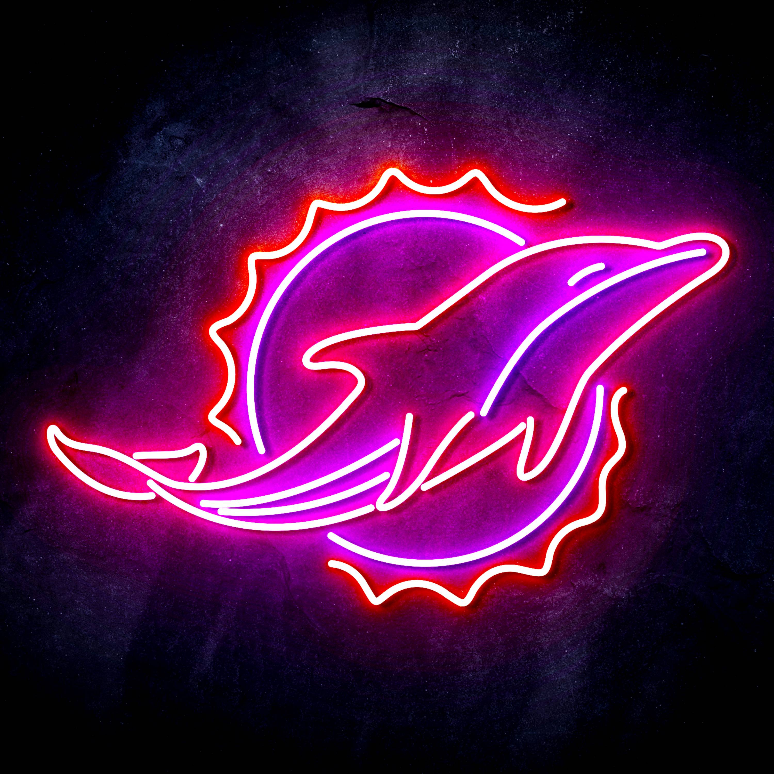 NFL Miami Dolphins Flex Neon-like LED Sign