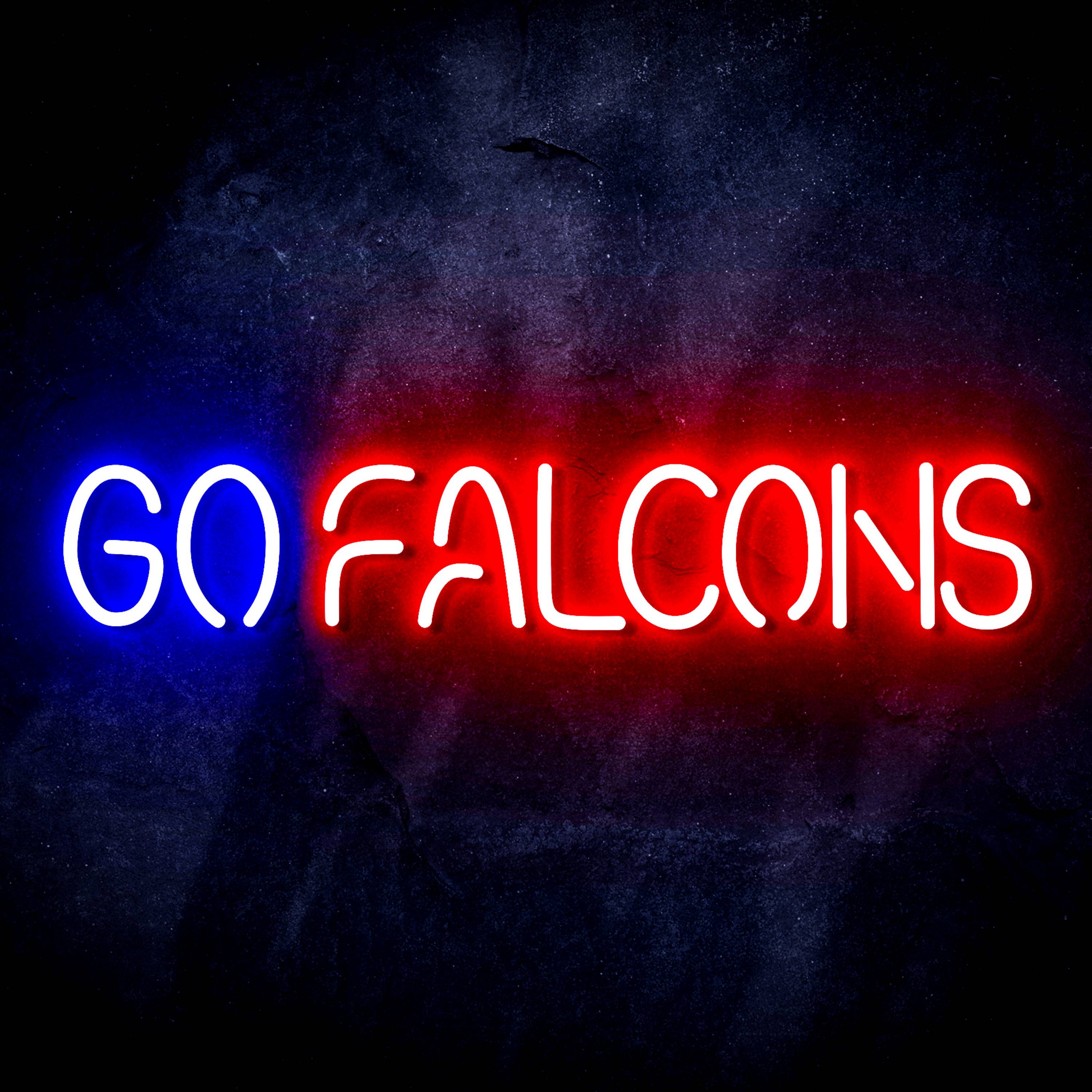 NFL Atlanta Falcons Go Falcons Flex Neon-like LED Sign