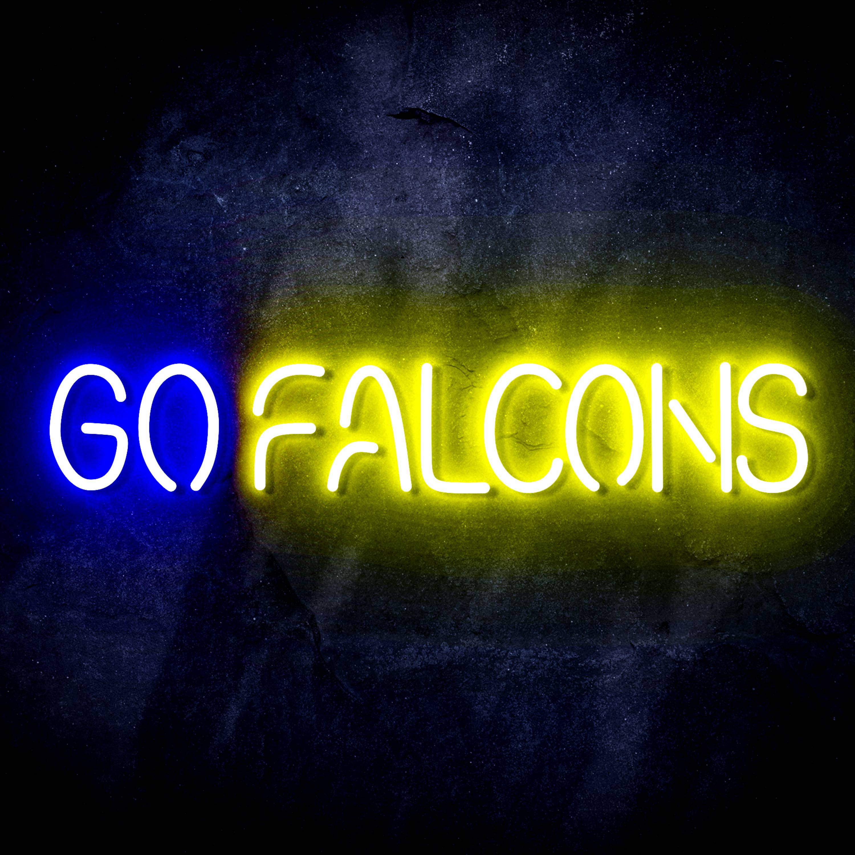 NFL Atlanta Falcons Go Falcons Flex Neon-like LED Sign