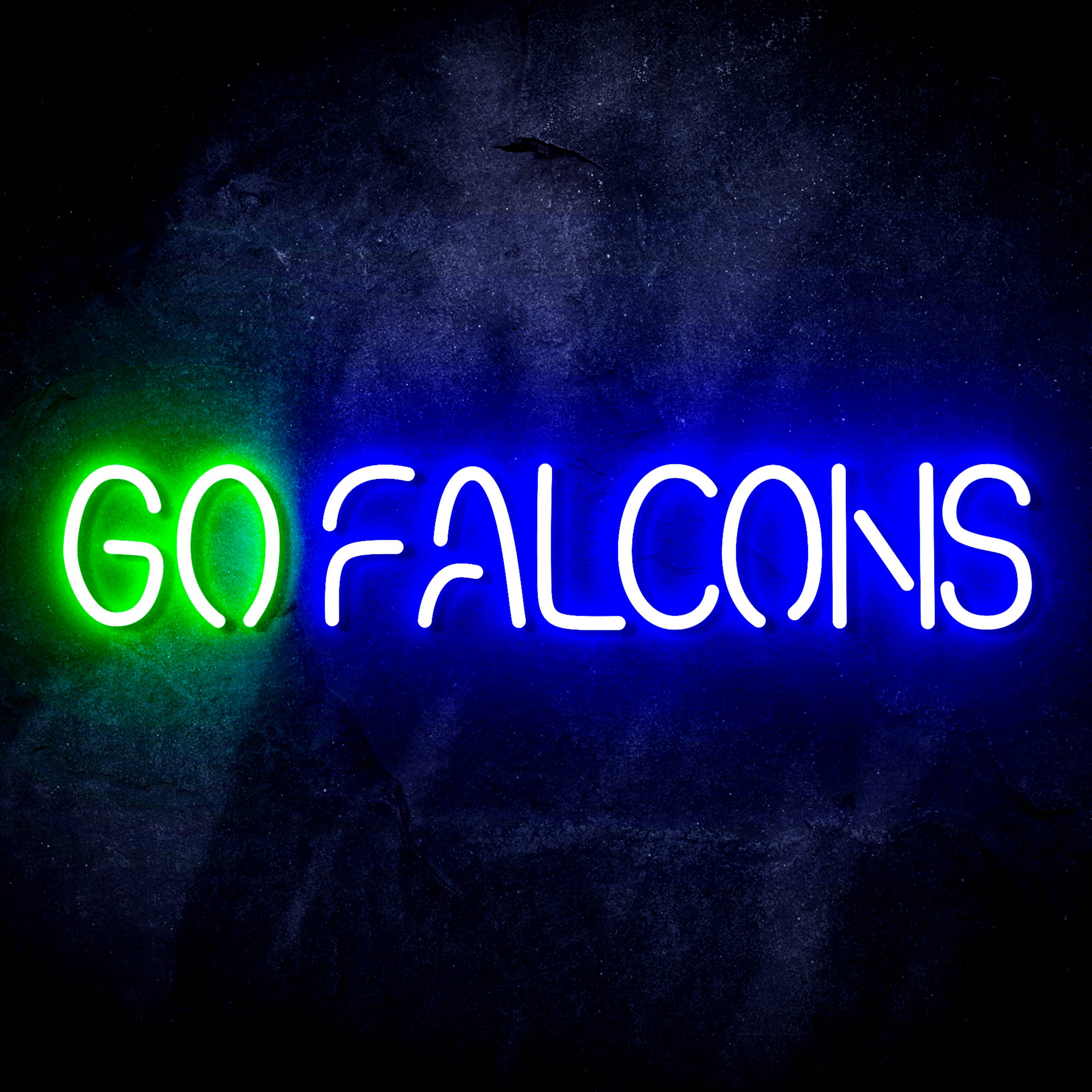 NFL Atlanta Falcons Go Falcons Flex Neon-like LED Sign