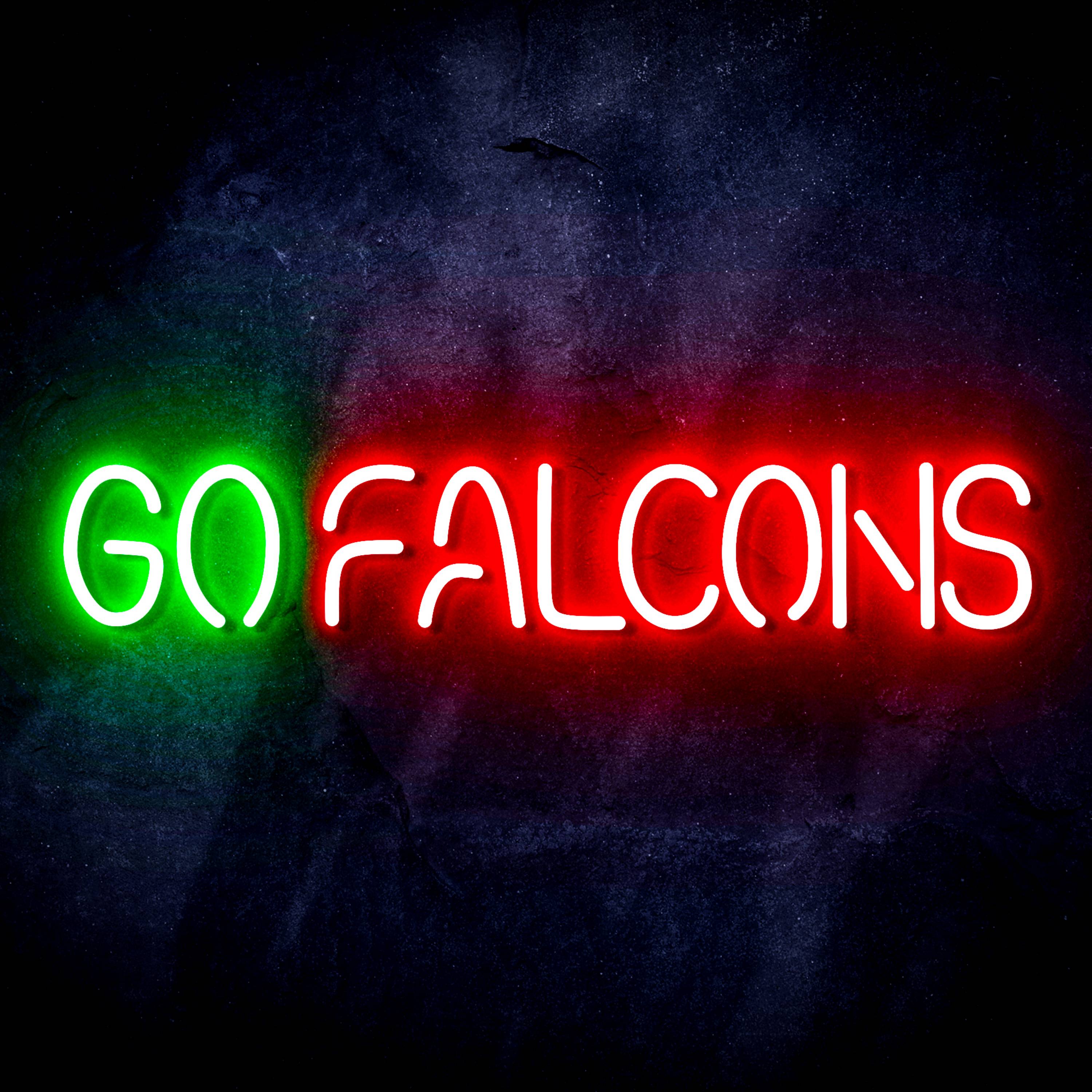 NFL Atlanta Falcons Go Falcons Flex Neon-like LED Sign