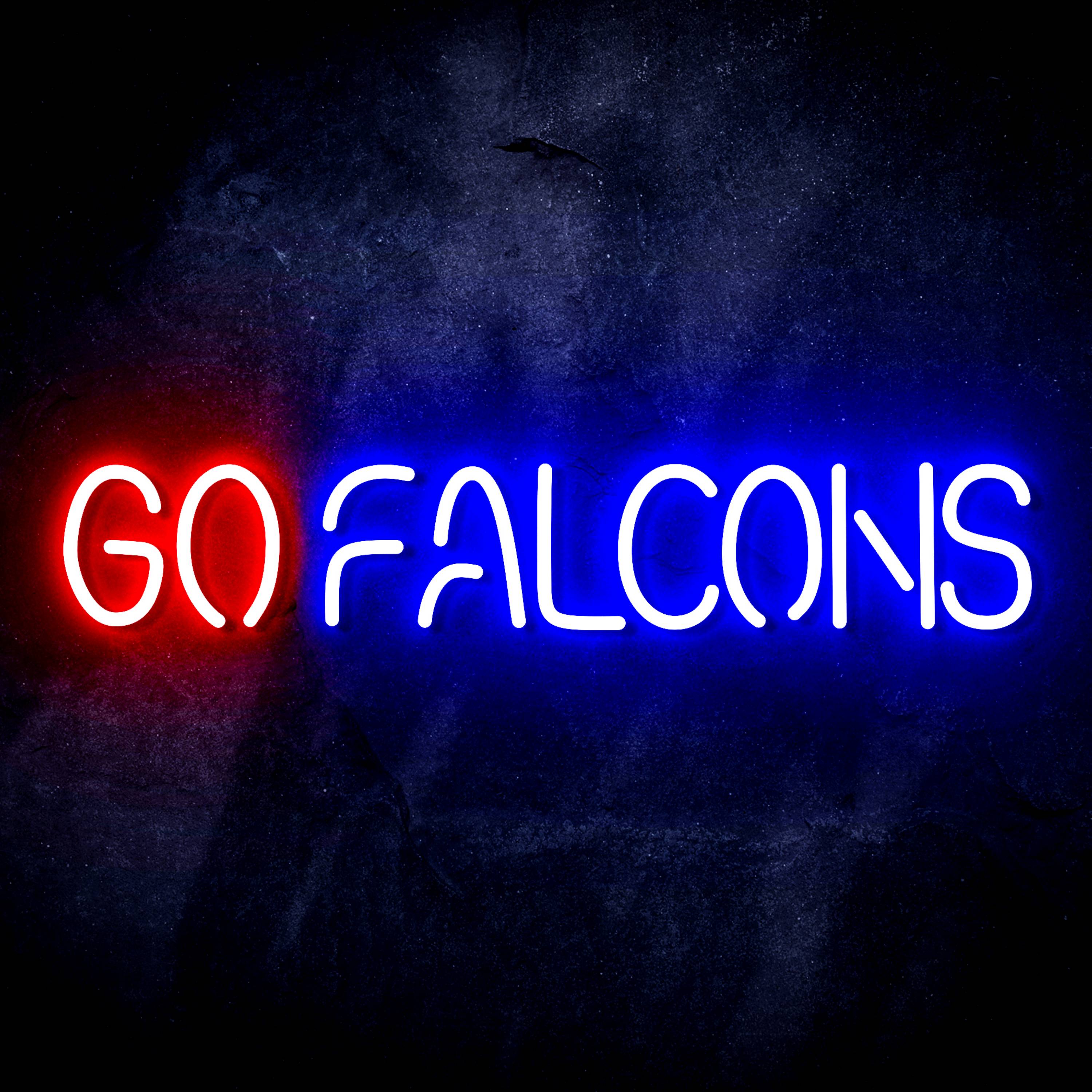 NFL Atlanta Falcons Go Falcons Flex Neon-like LED Sign