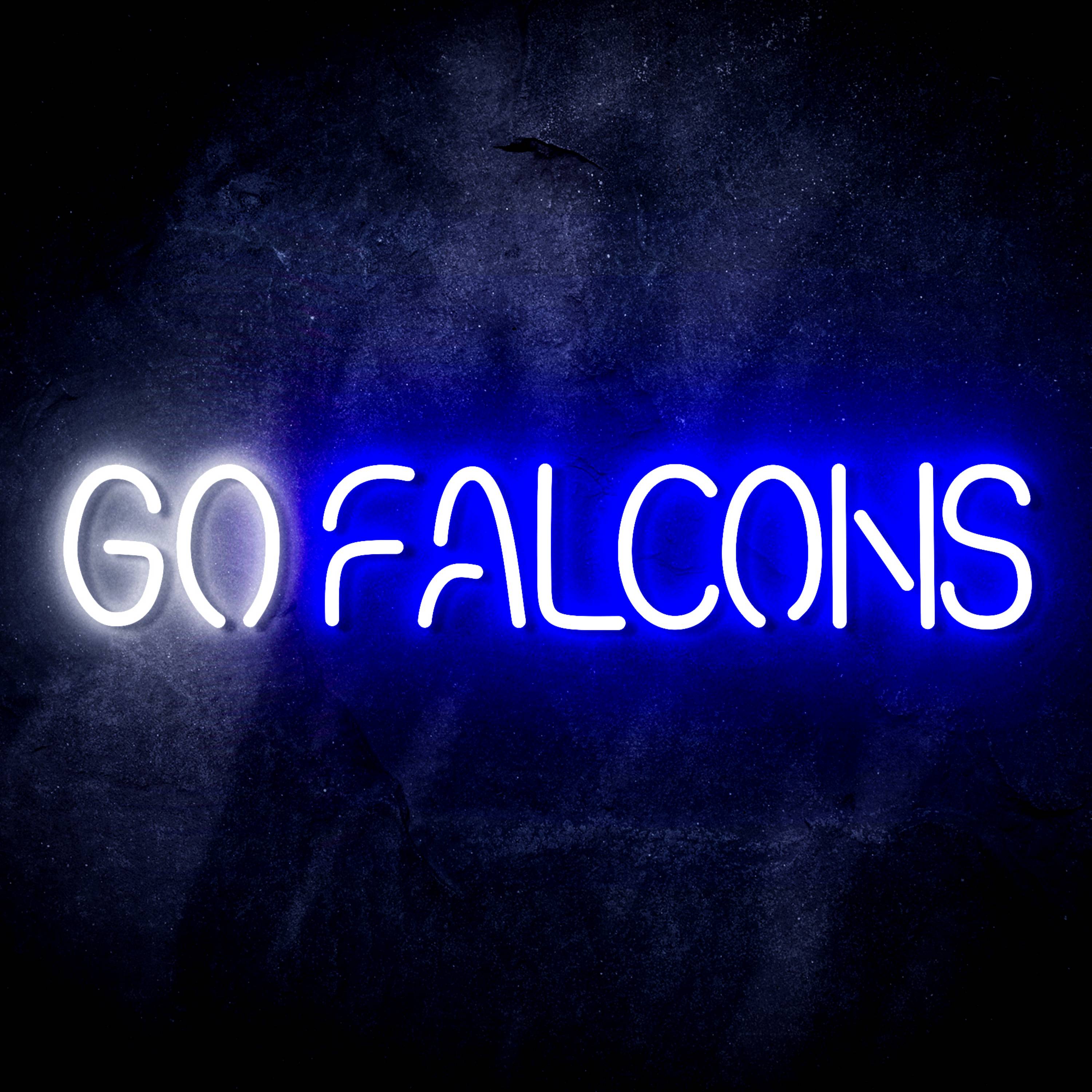 NFL Atlanta Falcons Go Falcons Flex Neon-like LED Sign