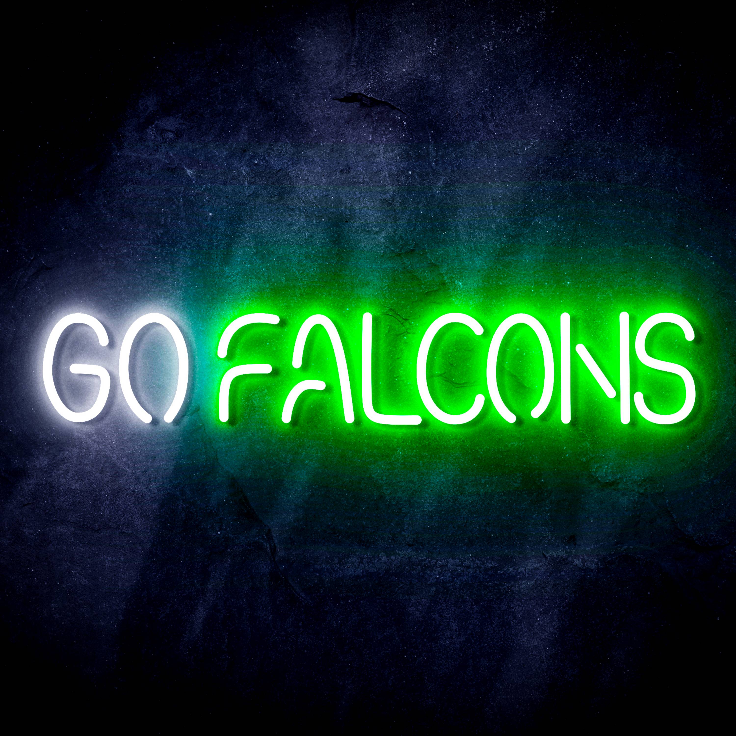 NFL Atlanta Falcons Go Falcons Flex Neon-like LED Sign