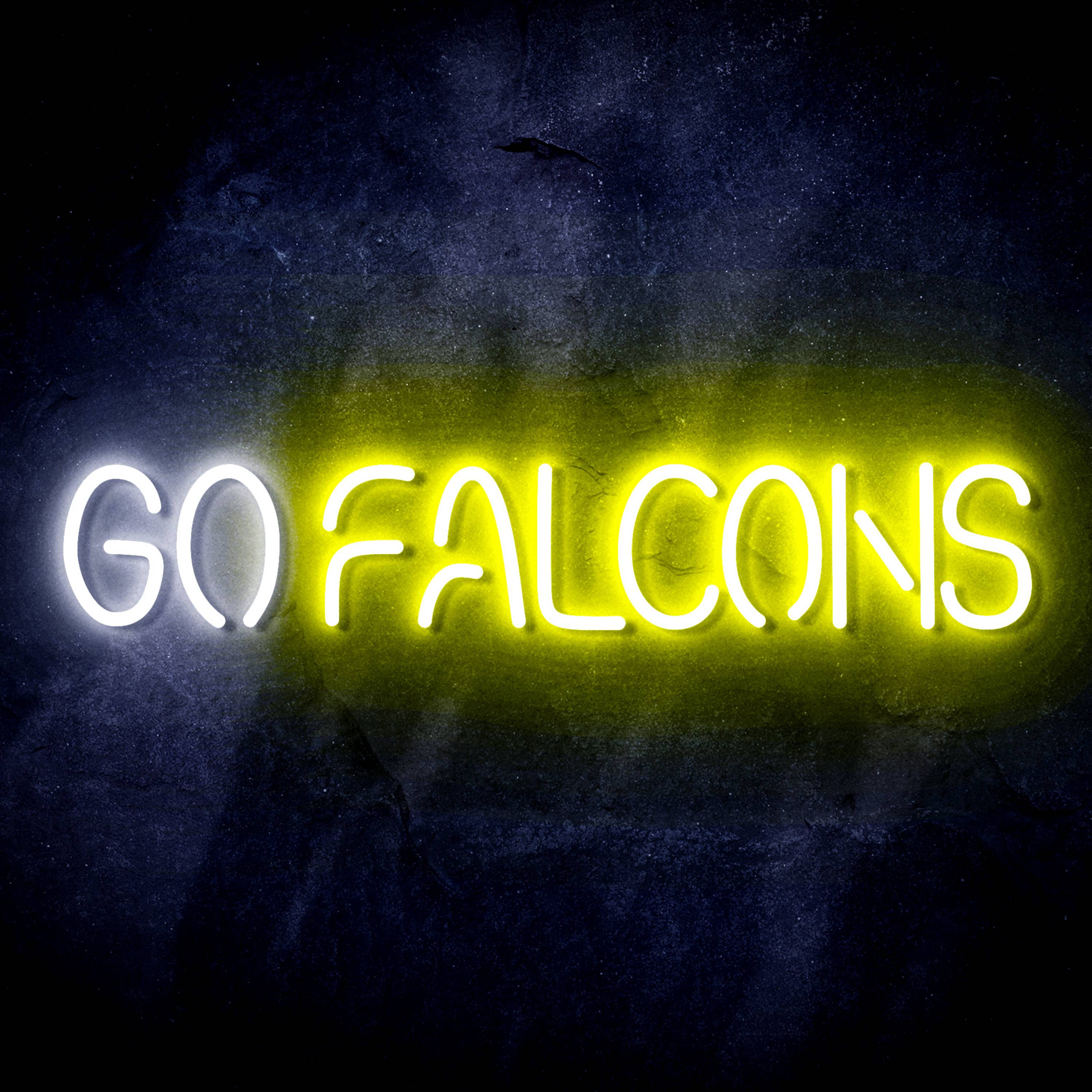 NFL Atlanta Falcons Go Falcons Flex Neon-like LED Sign