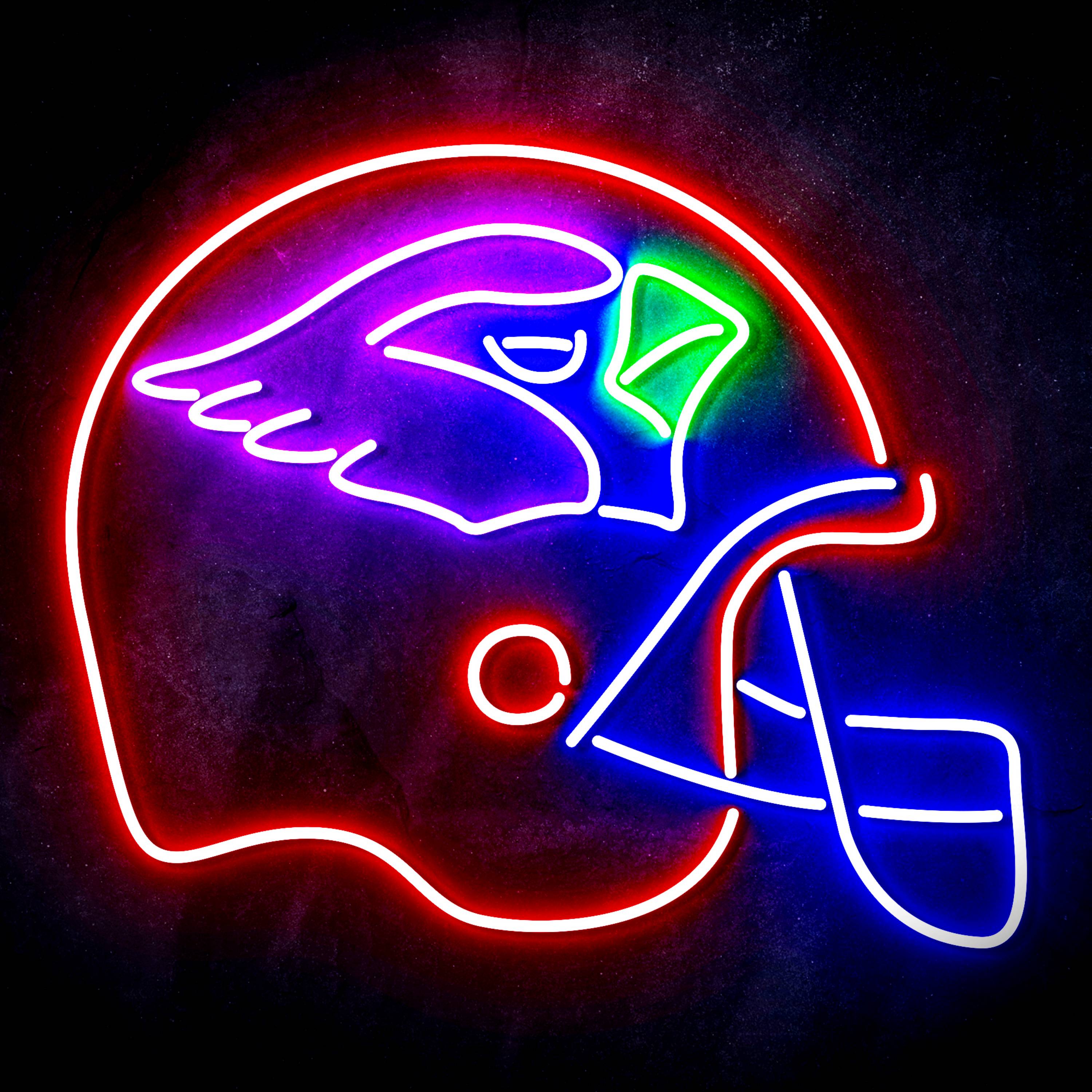 NFL Helmet Arizona Cardinals Flex Neon-like LED Sign