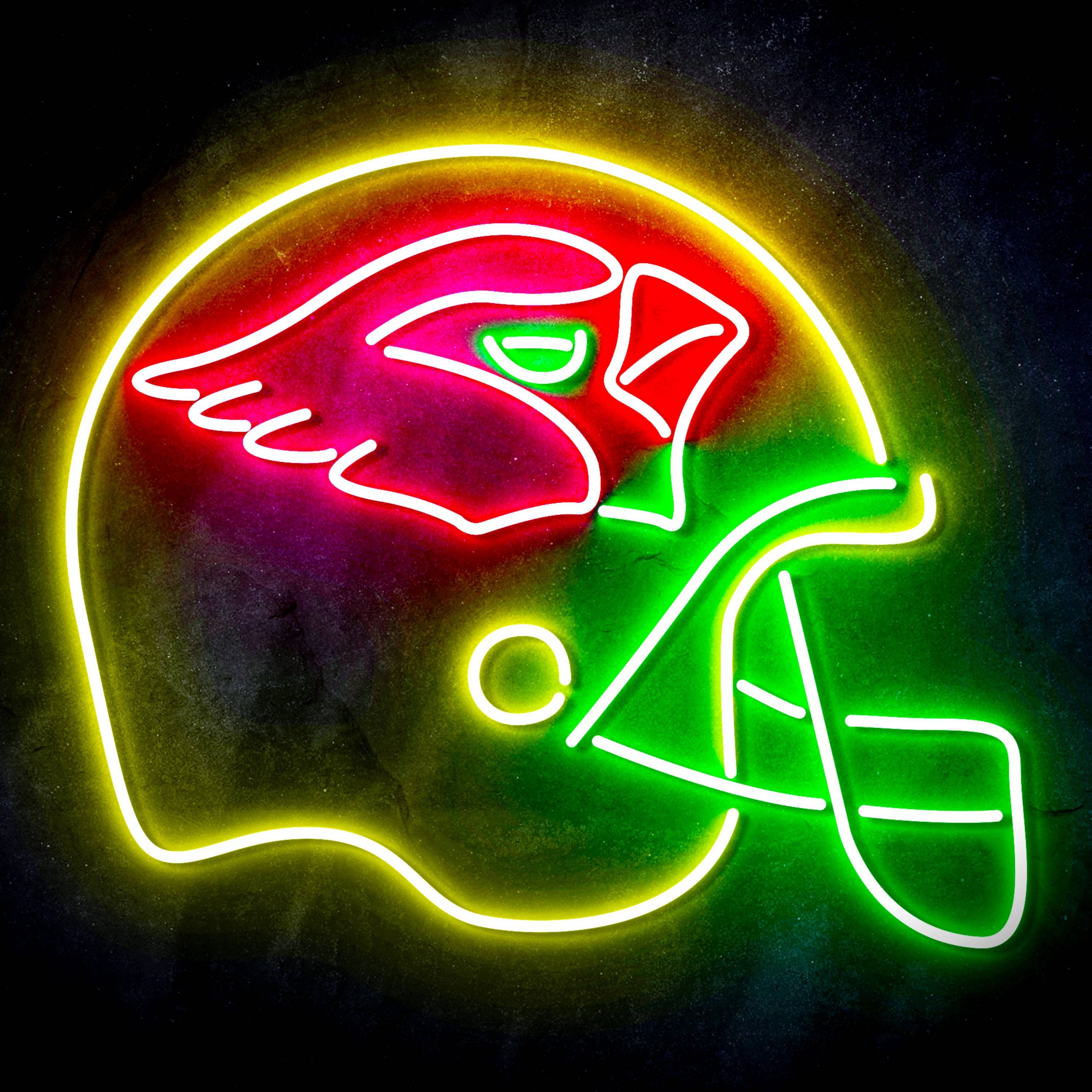 NFL Helmet Arizona Cardinals Flex Neon-like LED Sign